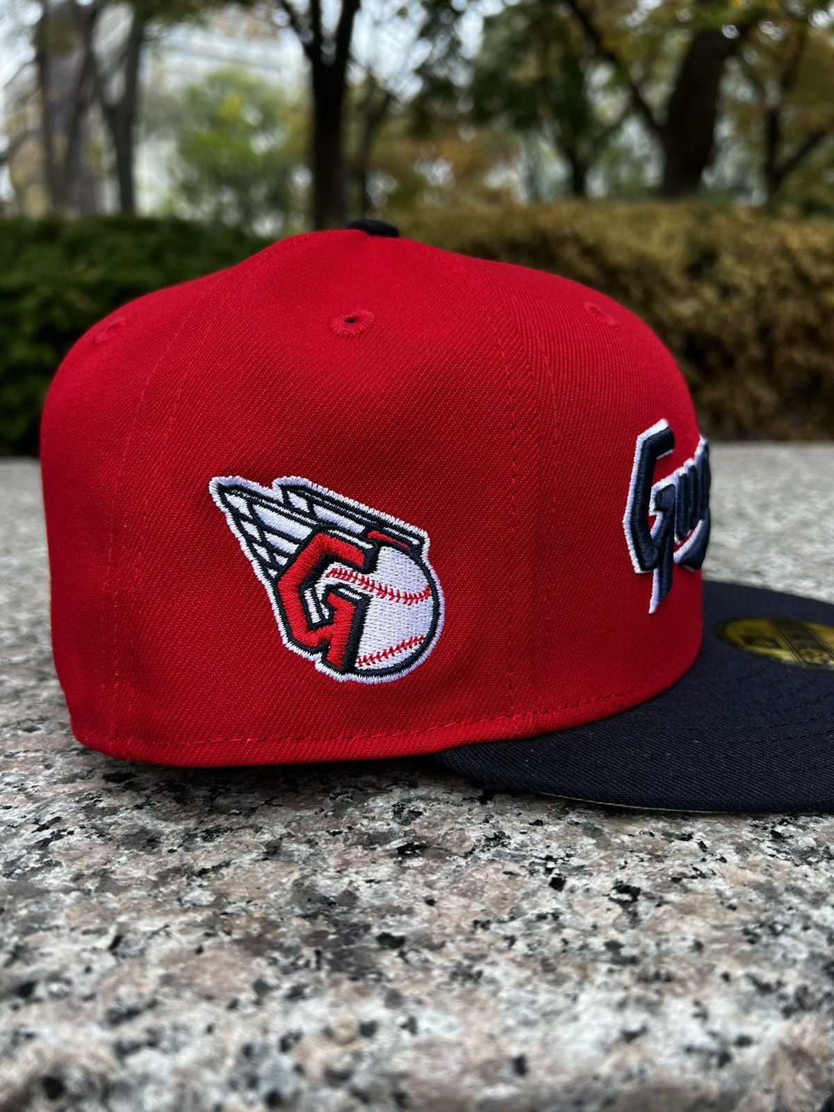 Hat Club × MLB × New Era 71/4 Hat Club Cleveland Guardians Script MLB Jersey Wordmark Size ONE SIZE - 3 Thumbnail
