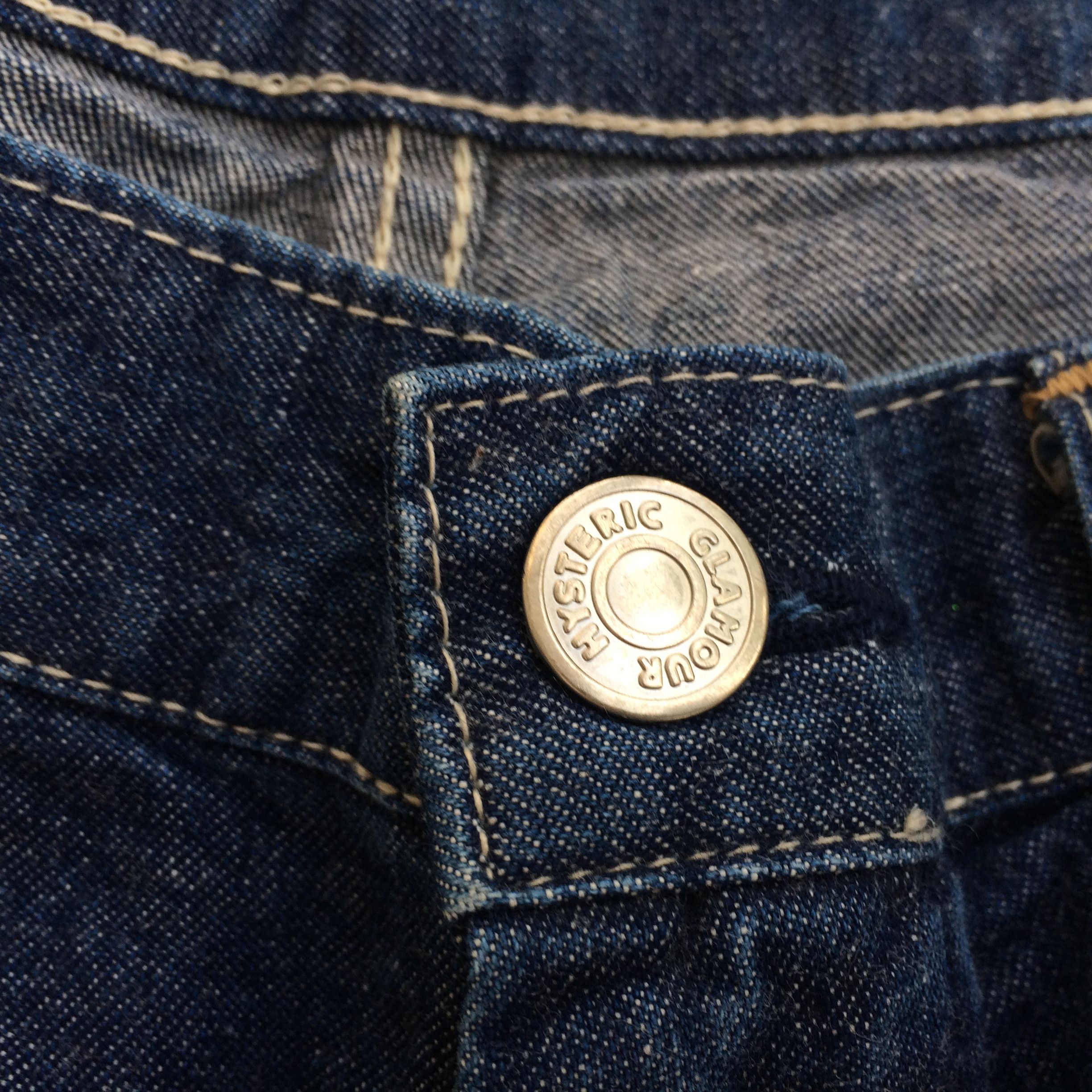 Hysteric Glamour × Japanese Brand Vtg Hysteric Glamour Workwear Japan Buckle Pant Jeans Size US 32 / EU 48 - 4 Thumbnail