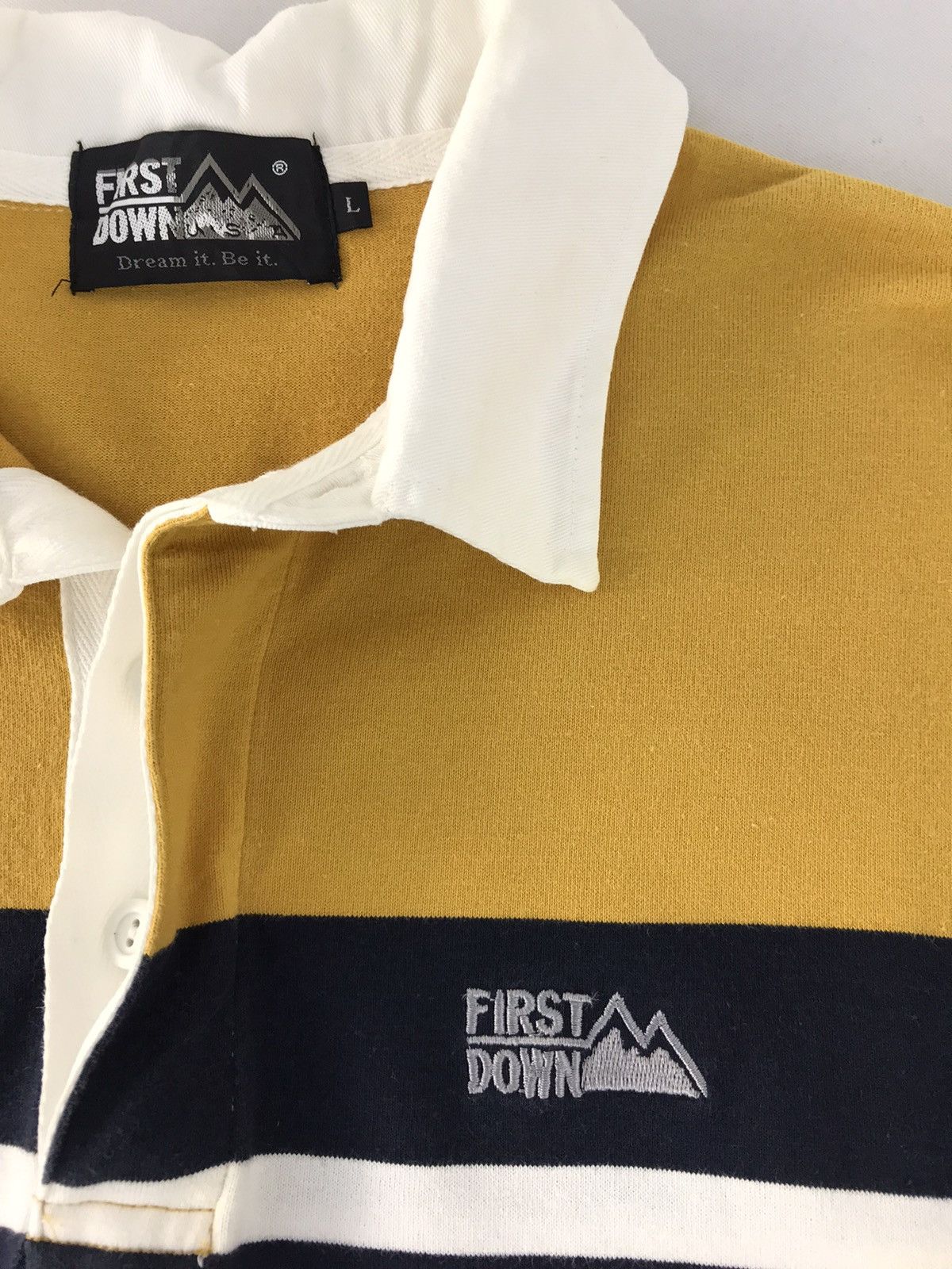 Vintage Vintage First Down Usa Long Sleeve 3 Colour Style Size US M / EU 48-50 / 2 - 4 Thumbnail
