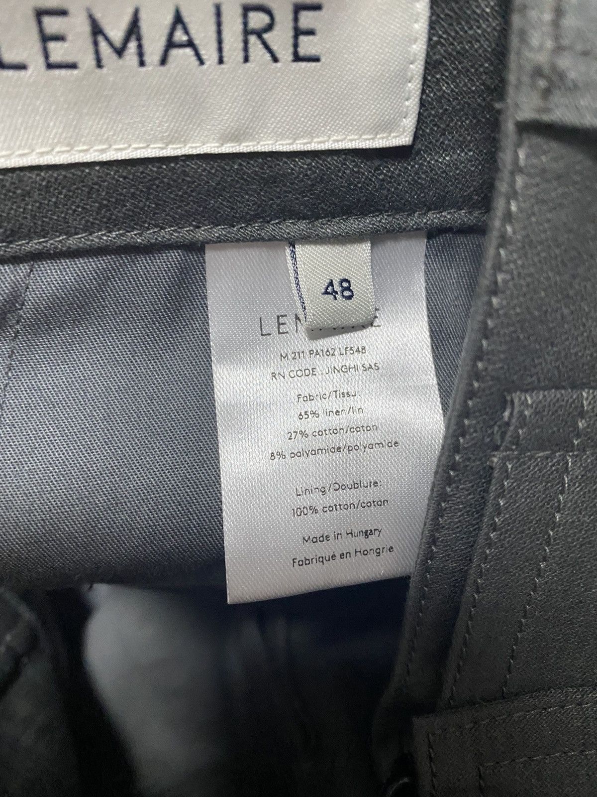 Lemaire straight leg relaxed fit pants Size US 32 / EU 48 - 9 Thumbnail