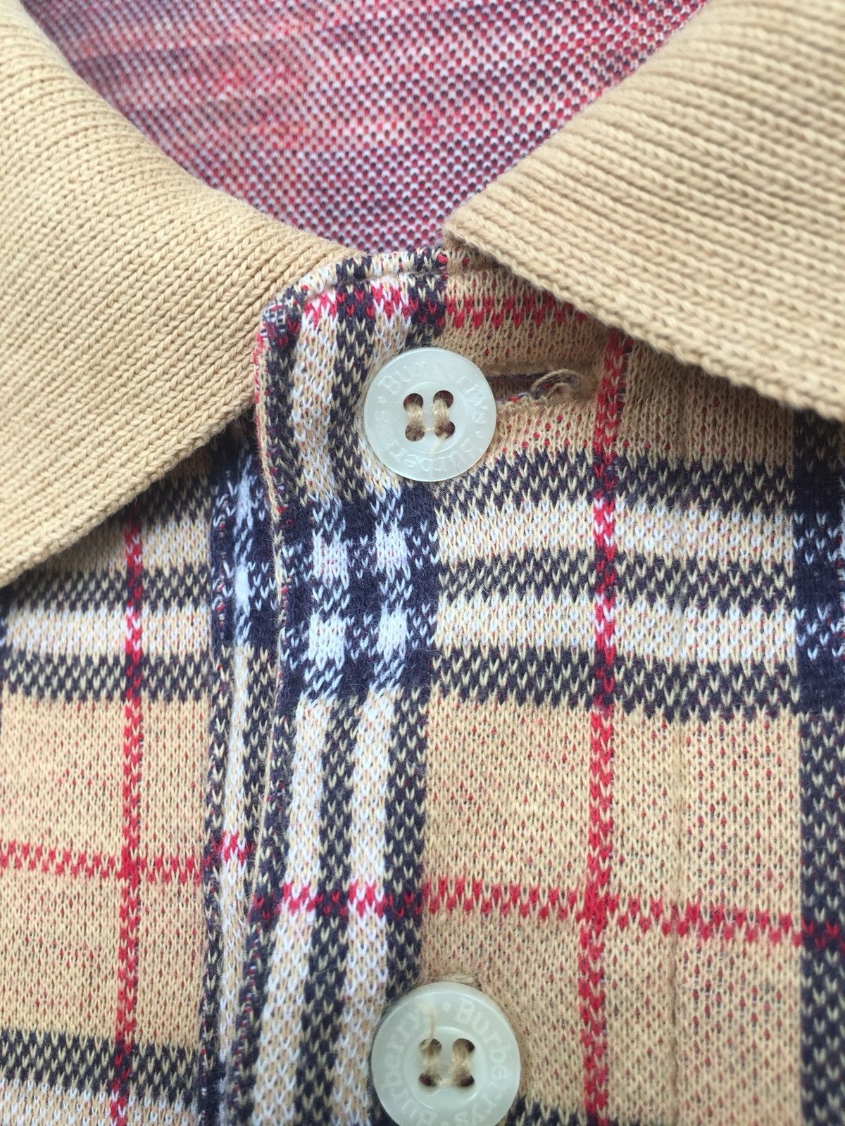 Burberry ICONIC🔥90s Nova Checked 90s Oversized Polos Shirt Size US L / EU 52-54 / 3 - 4 Thumbnail