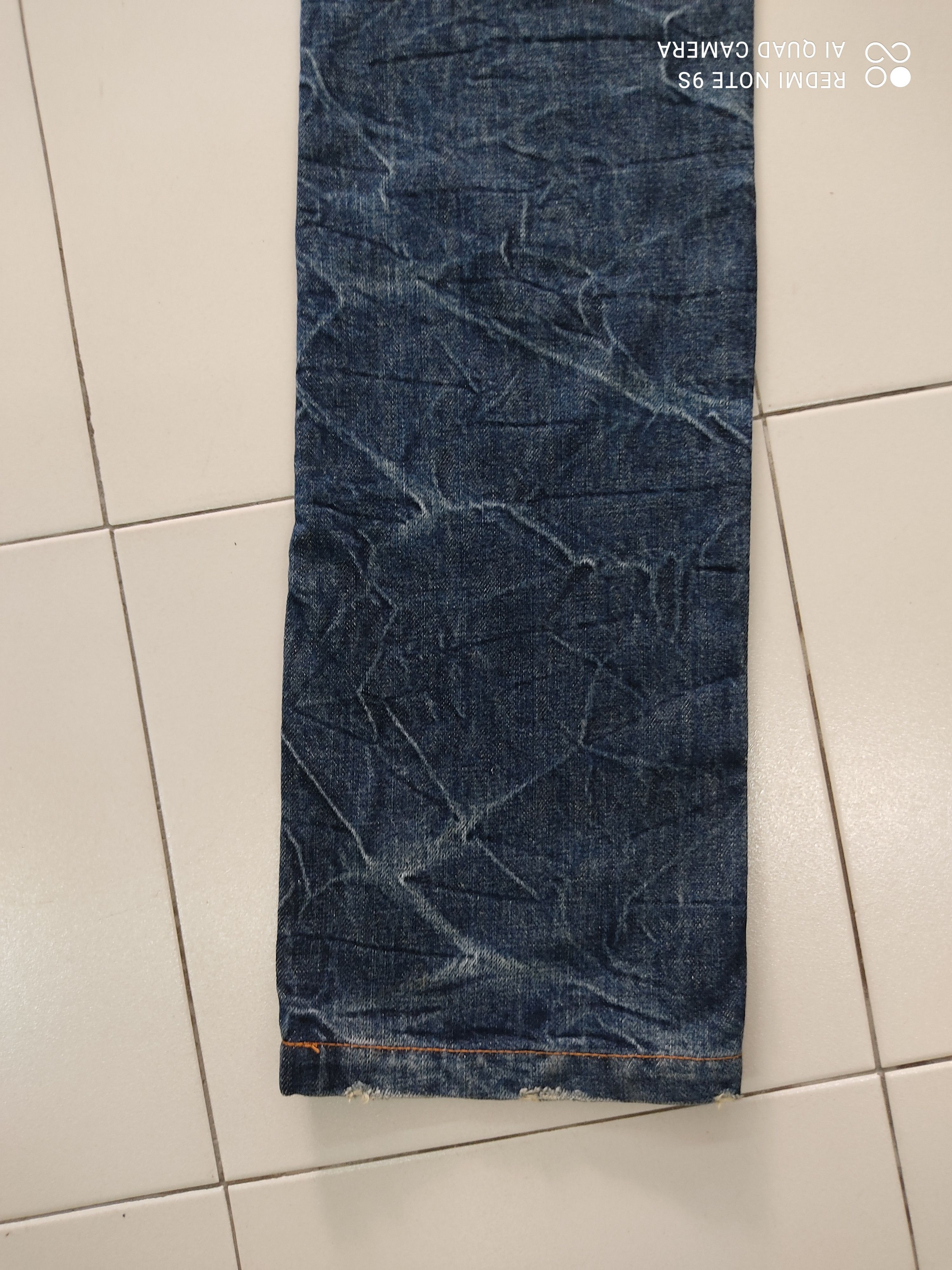 Japanese Brand Quarter Cent Flash Big Logo SKULL EMBEROIDERY jeans Size US 31 - 18 Thumbnail