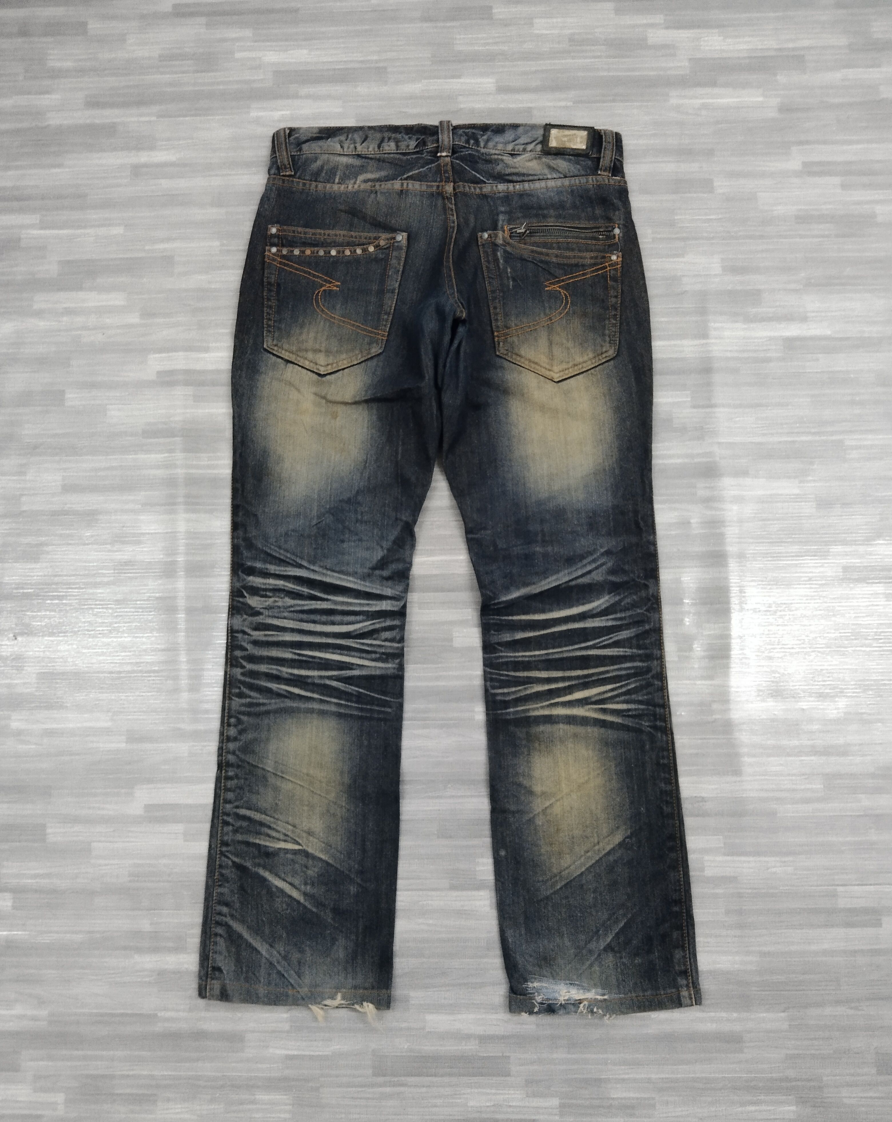 semanticdesign SUPER SICK RUSTY🔥DISTRESSED SEMANTIC DENIM PANTS Size US 31 - 2 Thumbnail