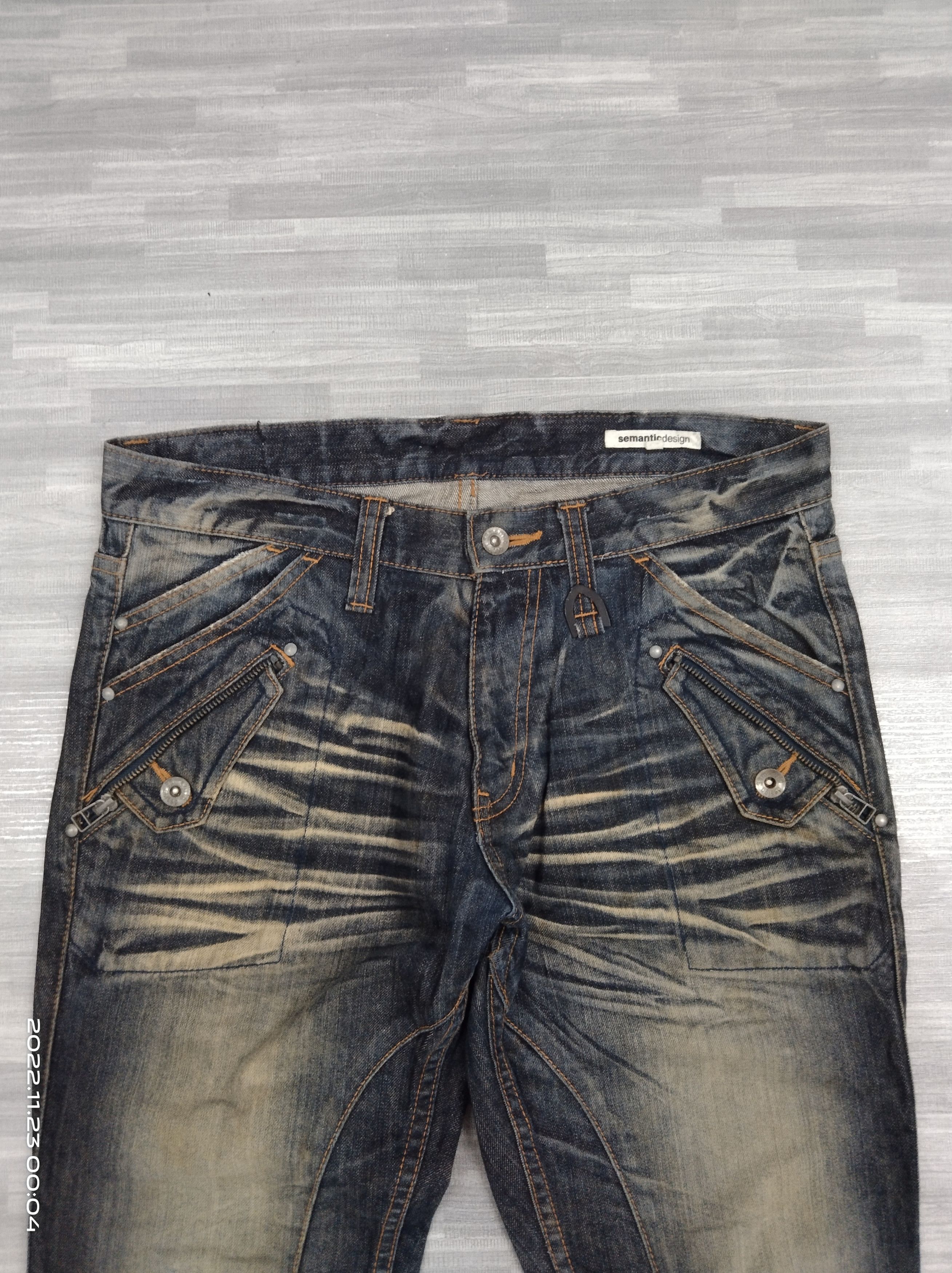 semanticdesign SUPER SICK RUSTY🔥DISTRESSED SEMANTIC DENIM PANTS Size US 31 - 3 Thumbnail