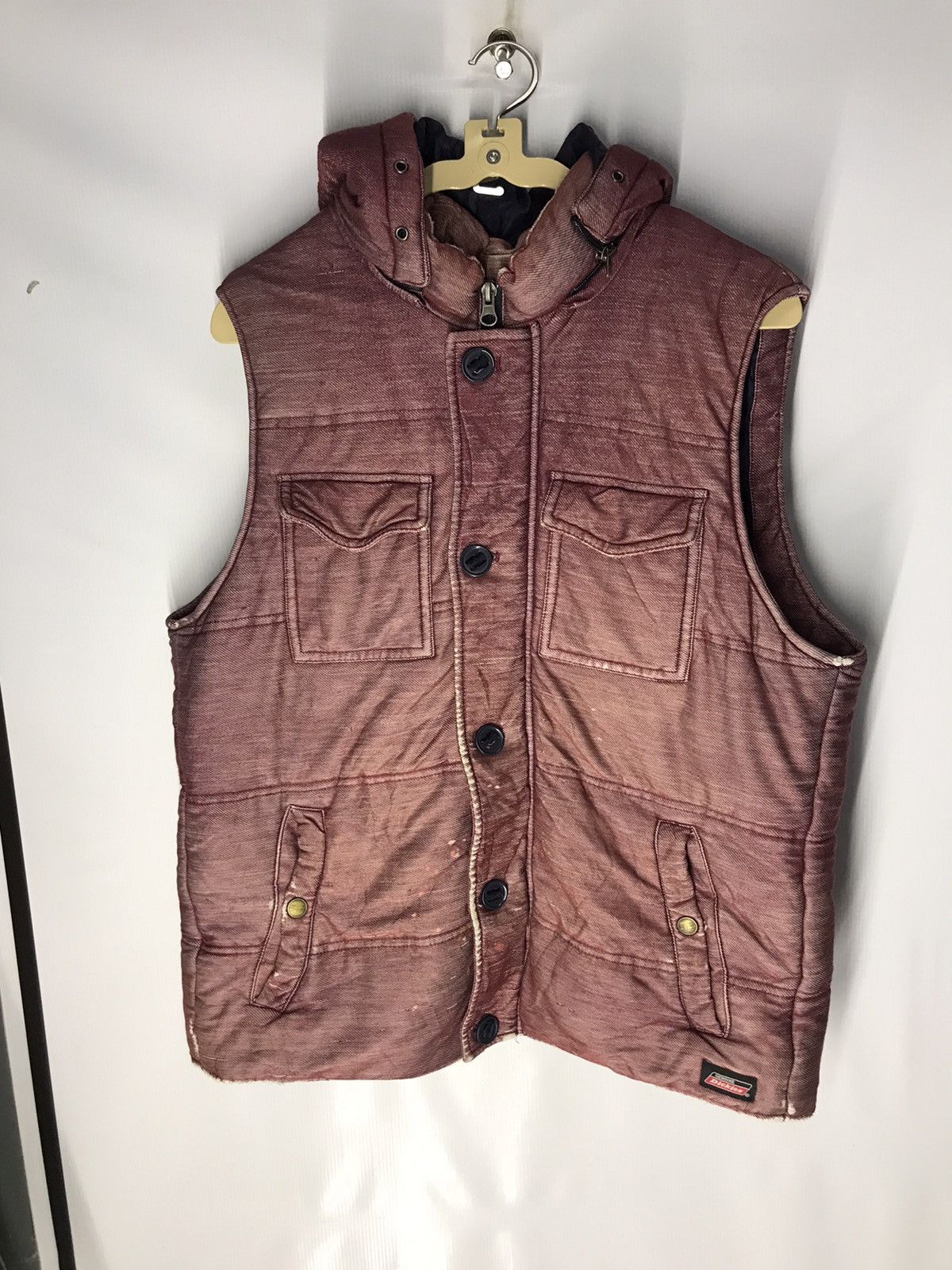 Dickies Dickies sleeveless jacket with hoodie distressed Size US M / EU 48-50 / 2 - 9 Thumbnail