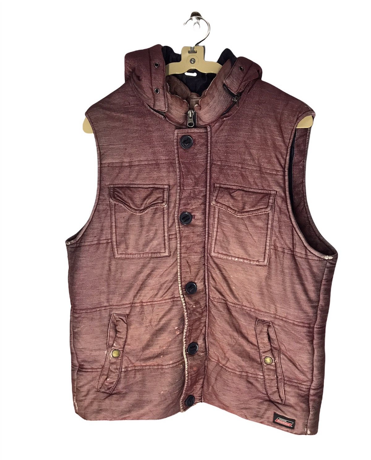 Dickies Dickies sleeveless jacket with hoodie distressed Size US M / EU 48-50 / 2 - 1 Thumbnail