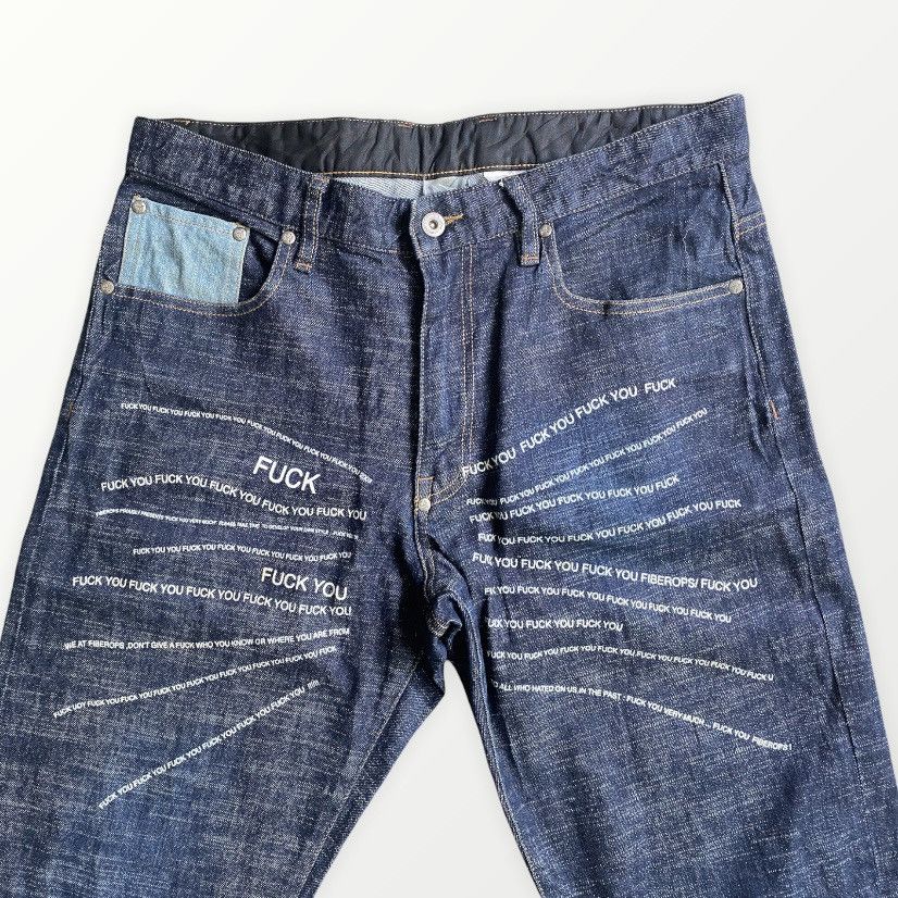Fiberops Fuck You Jeans Size US 34 / EU 50 - 1 Thumbnail