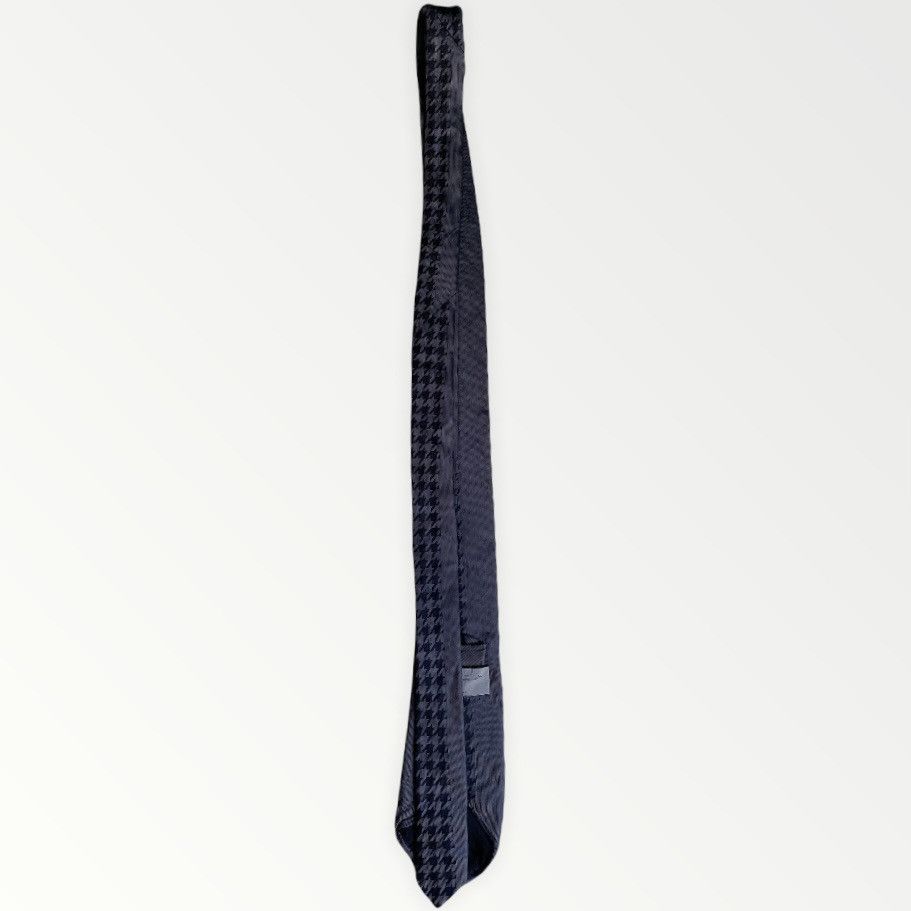Yohji Yamamoto Silk Houndstooth Tie Size ONE SIZE - 4 Thumbnail