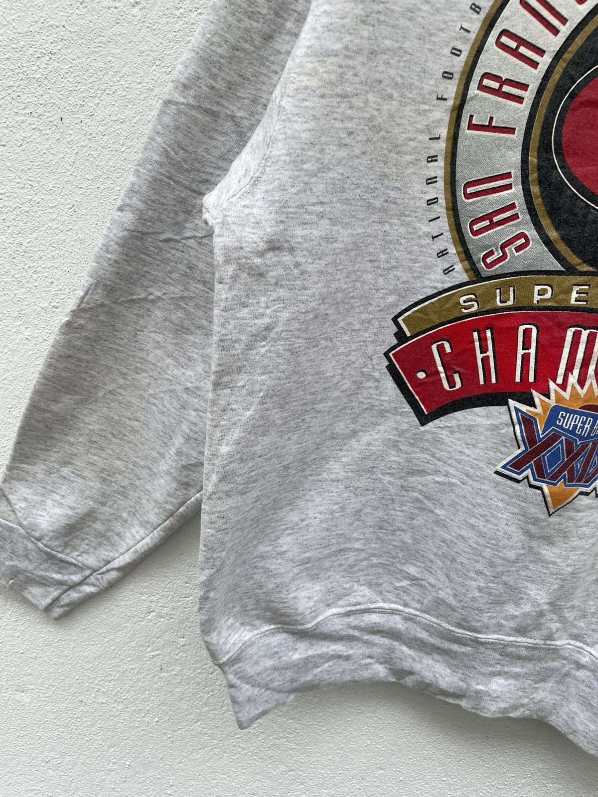 NFL × Salem Sportswear × Vintage Vtg 90s San Francisco 49ers NFL crewneck sweatshirt 1995 Size US XL / EU 56 / 4 - 2 Thumbnail