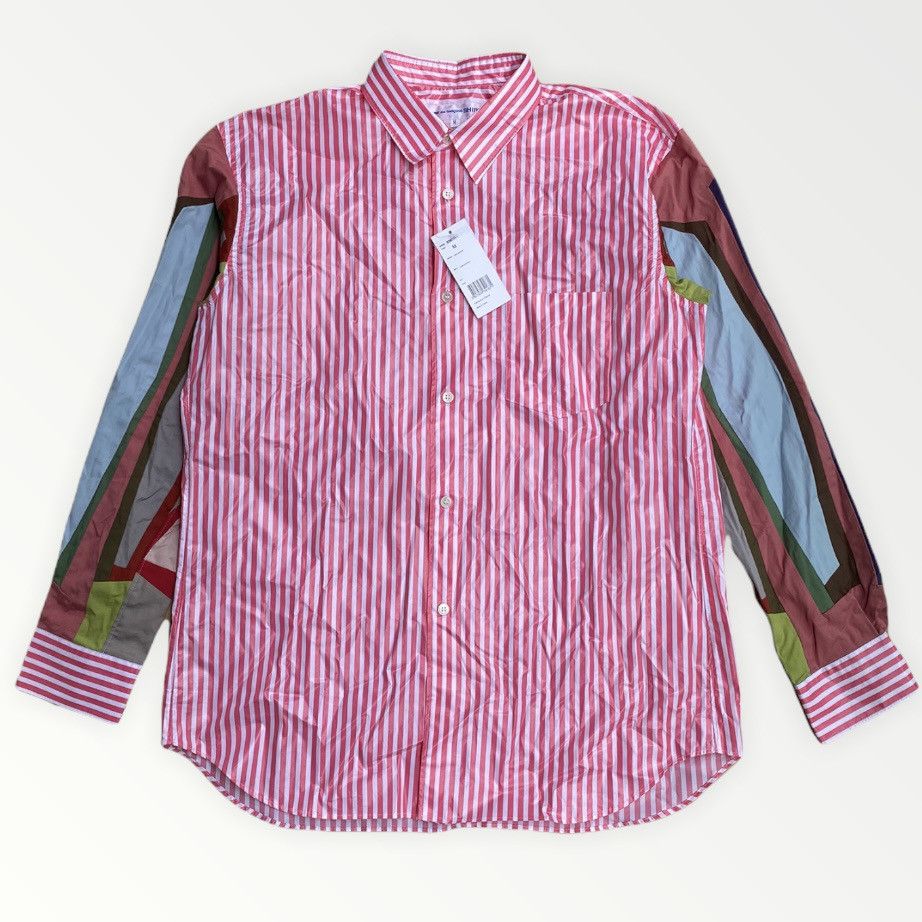 New With Tag SS20 Waterproof Rubberized Patchwork Shirt