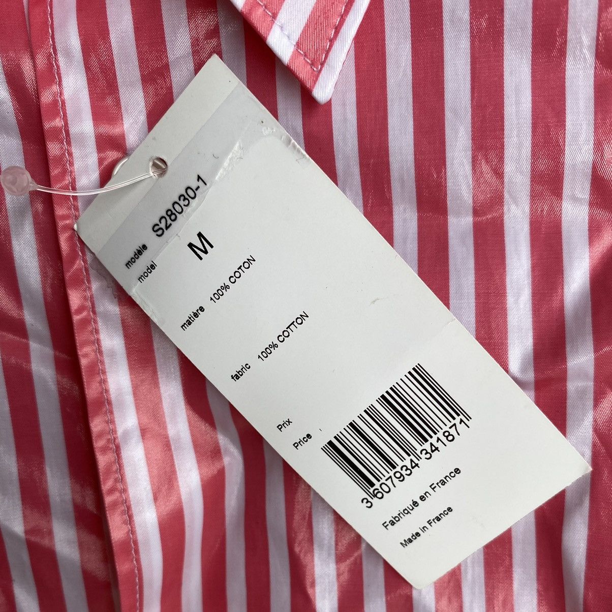 Comme des Garcons × Comme des Garcons SHIRT New With Tag SS20 Waterproof Rubberized Patchwork Shirt Size US M / EU 48-50 / 2 - 4 Thumbnail