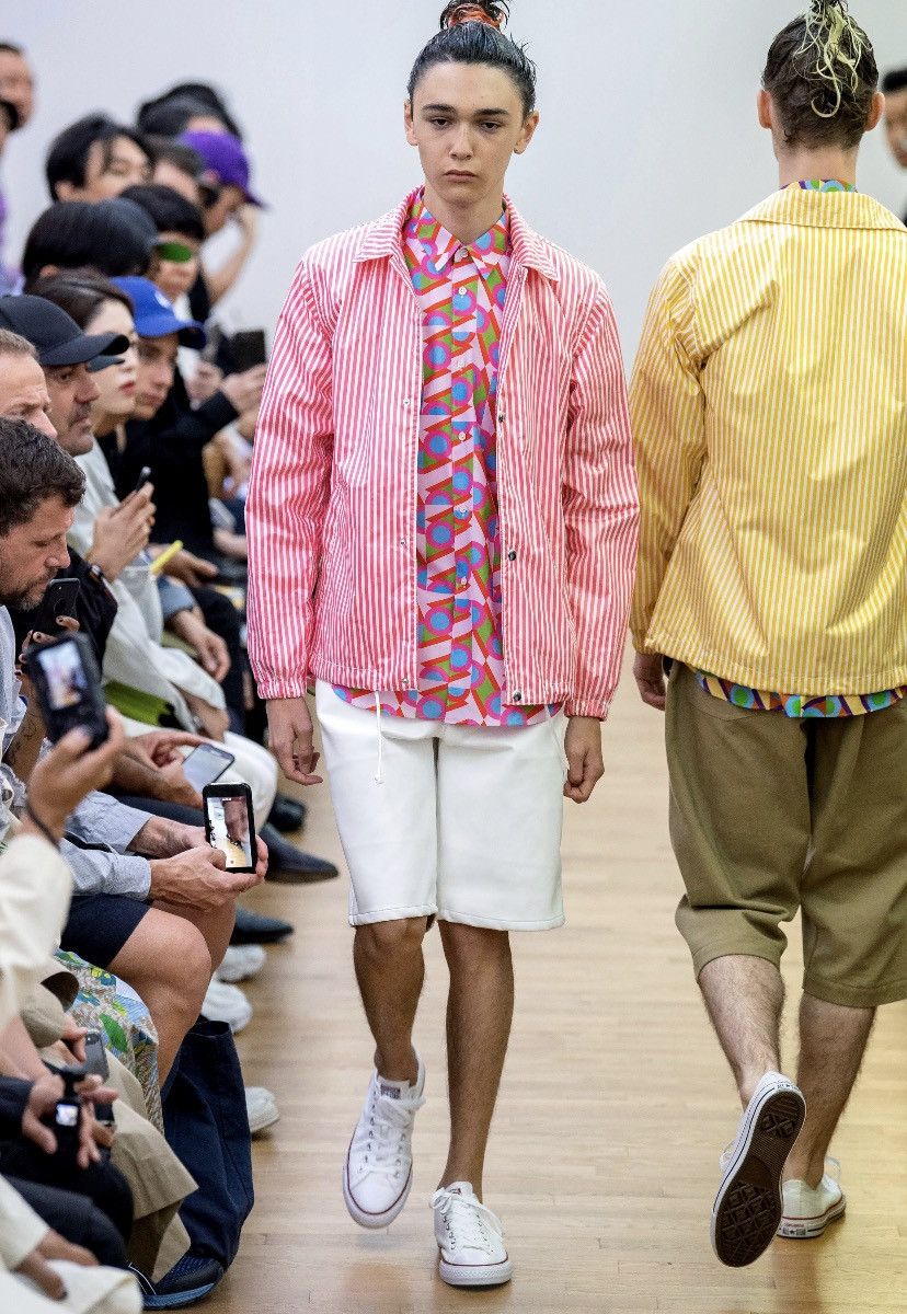 Comme des Garcons × Comme des Garcons SHIRT New With Tag SS20 Waterproof Rubberized Patchwork Shirt Size US M / EU 48-50 / 2 - 7 Thumbnail