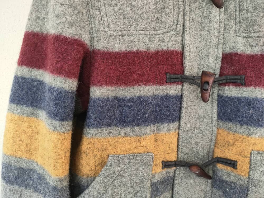 Napapijri Napapijri Stripes Wool Jacket Made in Maldova Size US M / EU 48-50 / 2 - 5 Thumbnail