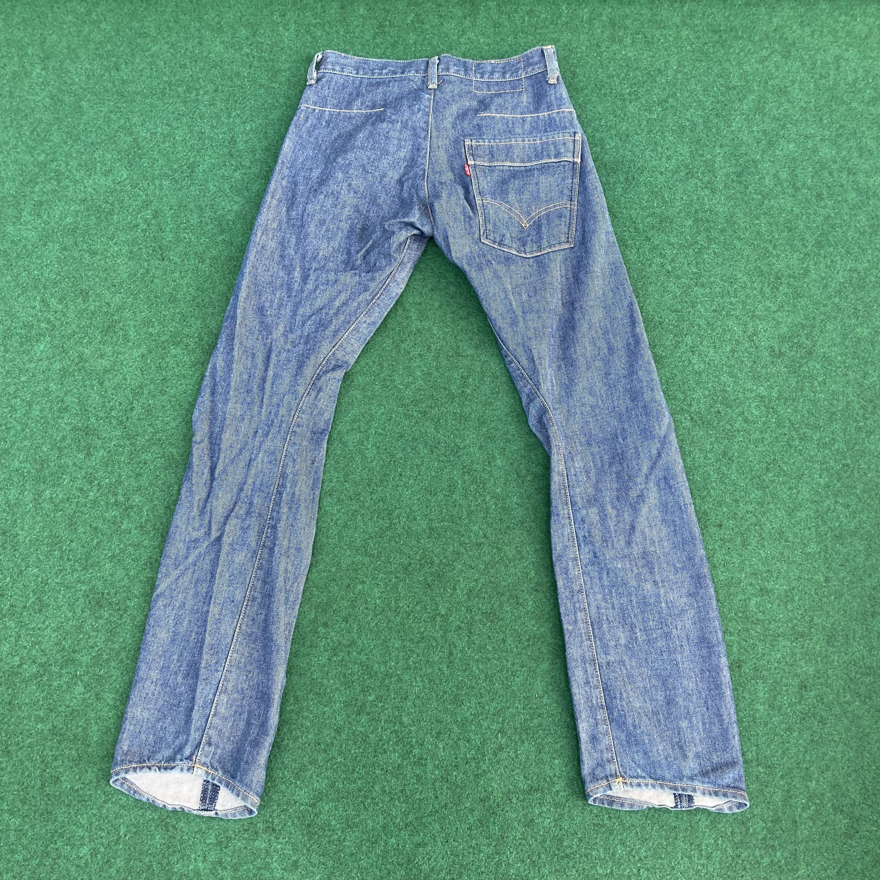 Levi's × Vintage Vtg Levis Engineering Kimura Denim 90s Size 28 Japan Jeans Size 28" / US 6 / IT 42 - 8 Thumbnail