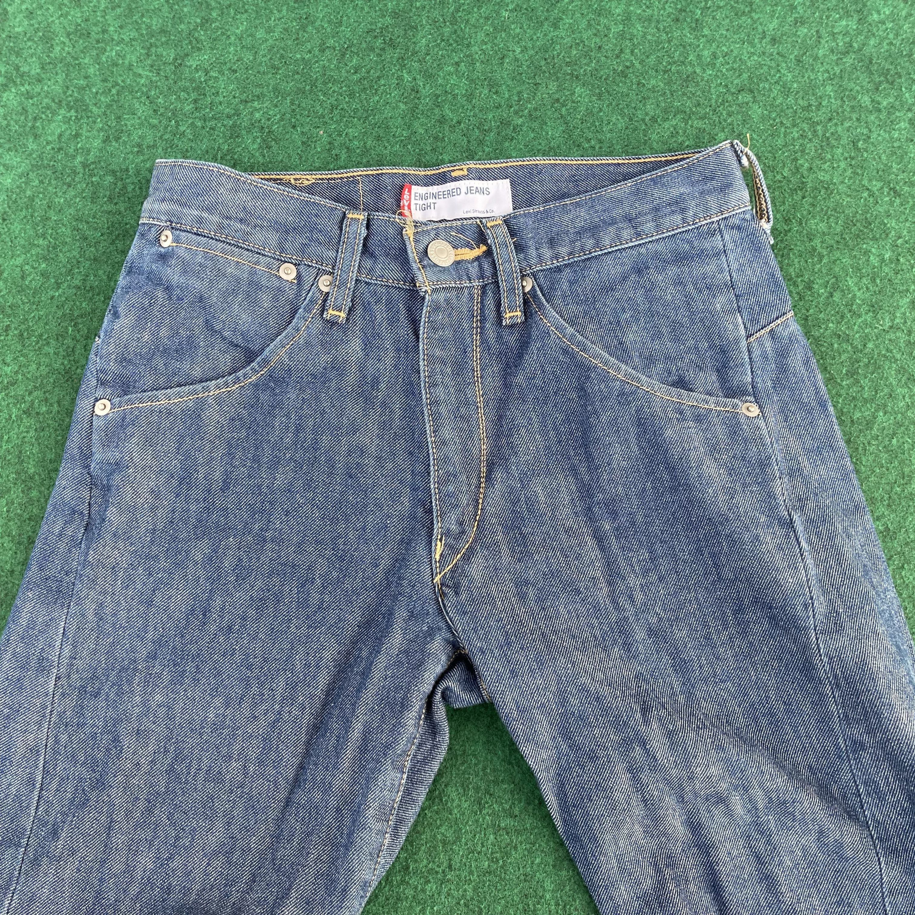 Levi's × Vintage Vtg Levis Engineering Kimura Denim 90s Size 28 Japan Jeans Size 28" / US 6 / IT 42 - 3 Thumbnail
