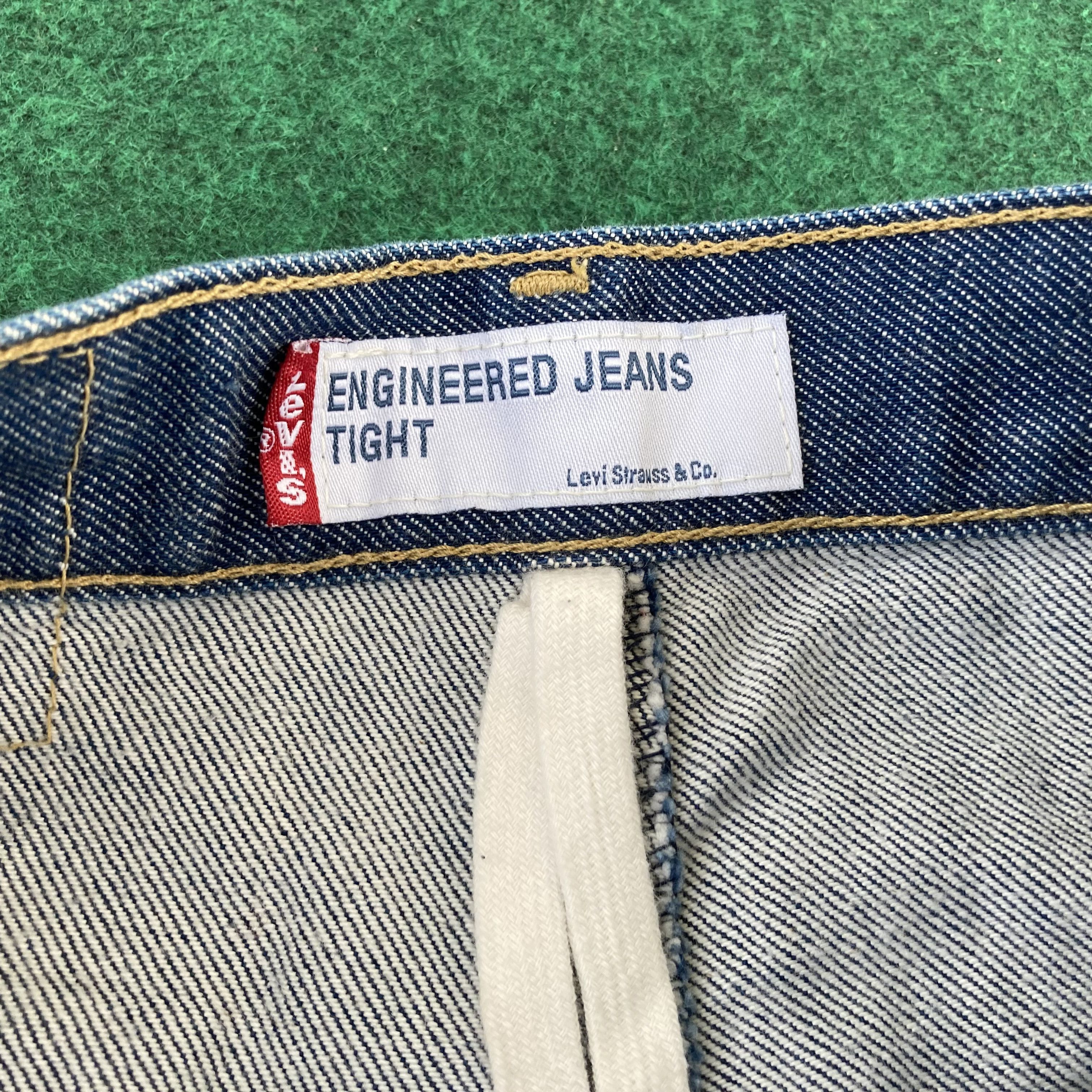 Levi's × Vintage Vtg Levis Engineering Kimura Denim 90s Size 28 Japan Jeans Size 28" / US 6 / IT 42 - 4 Thumbnail