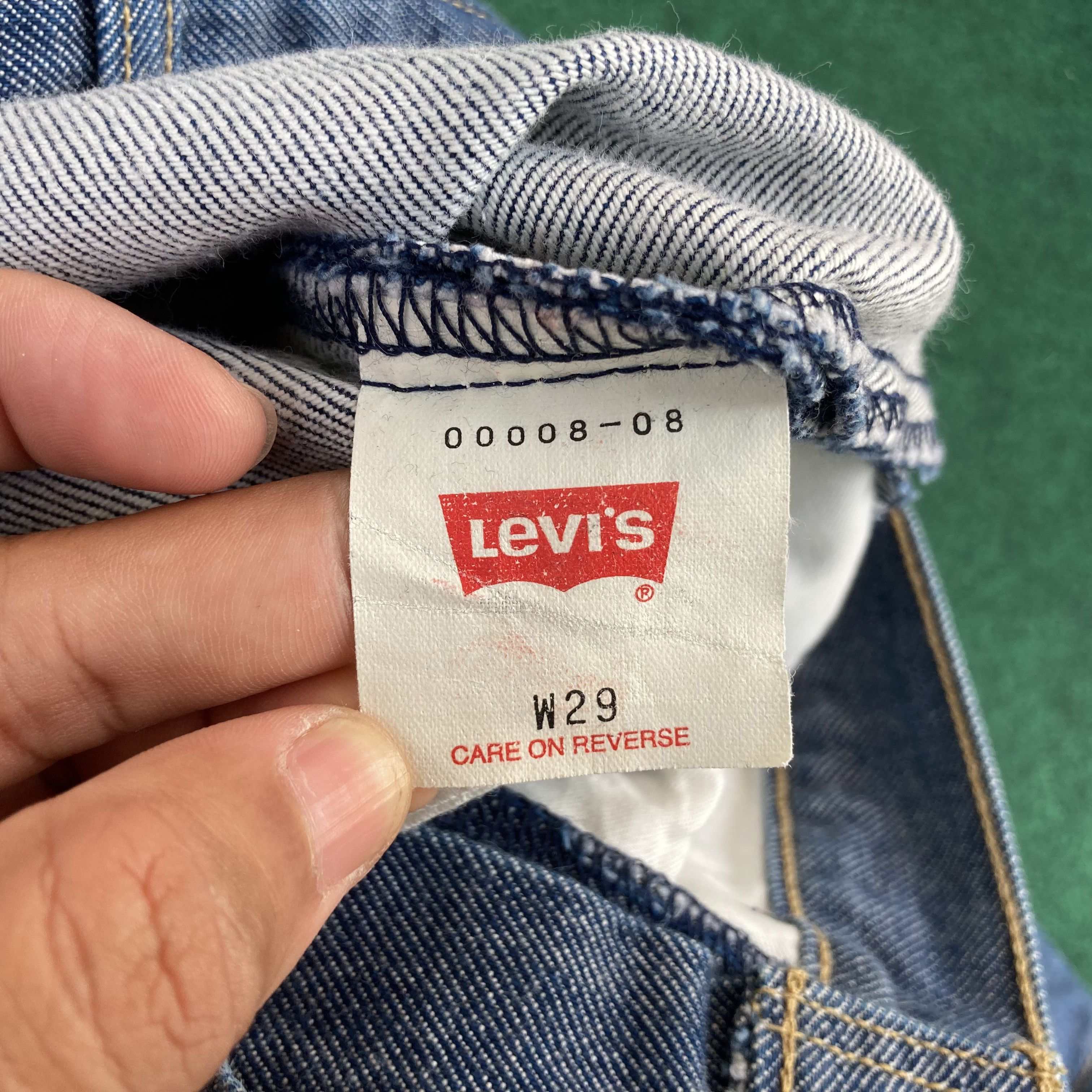 Levi's × Vintage Vtg Levis Engineering Kimura Denim 90s Size 28 Japan Jeans Size 28" / US 6 / IT 42 - 5 Thumbnail
