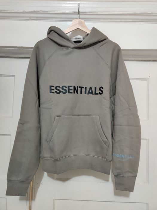 Fear of god essentials best sale cement hoodie