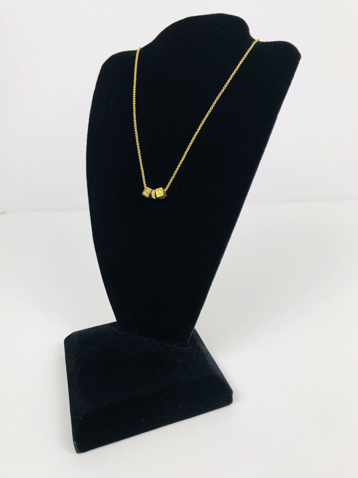image of Dior Dice Necklace in Gold, Men's