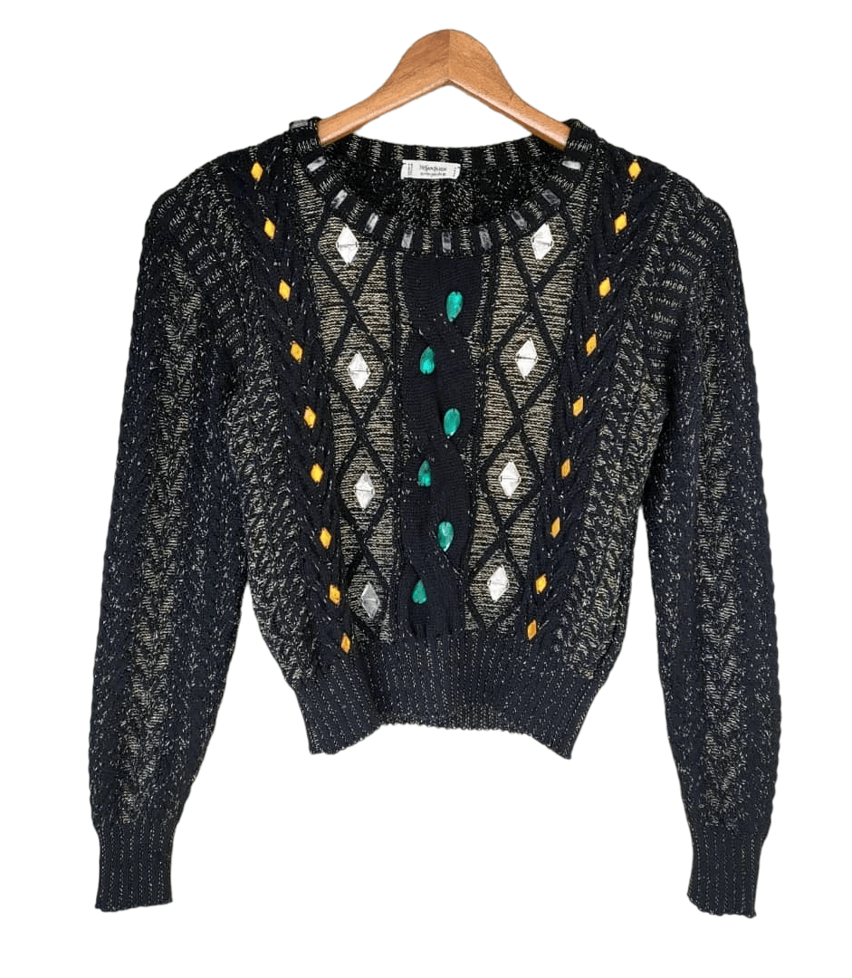 Yves Saint Laurent YSL Rive Gauche Tom Ford Lambs wool Knitwear Size XS / US 0-2 / IT 36-38 - 1 Thumbnail
