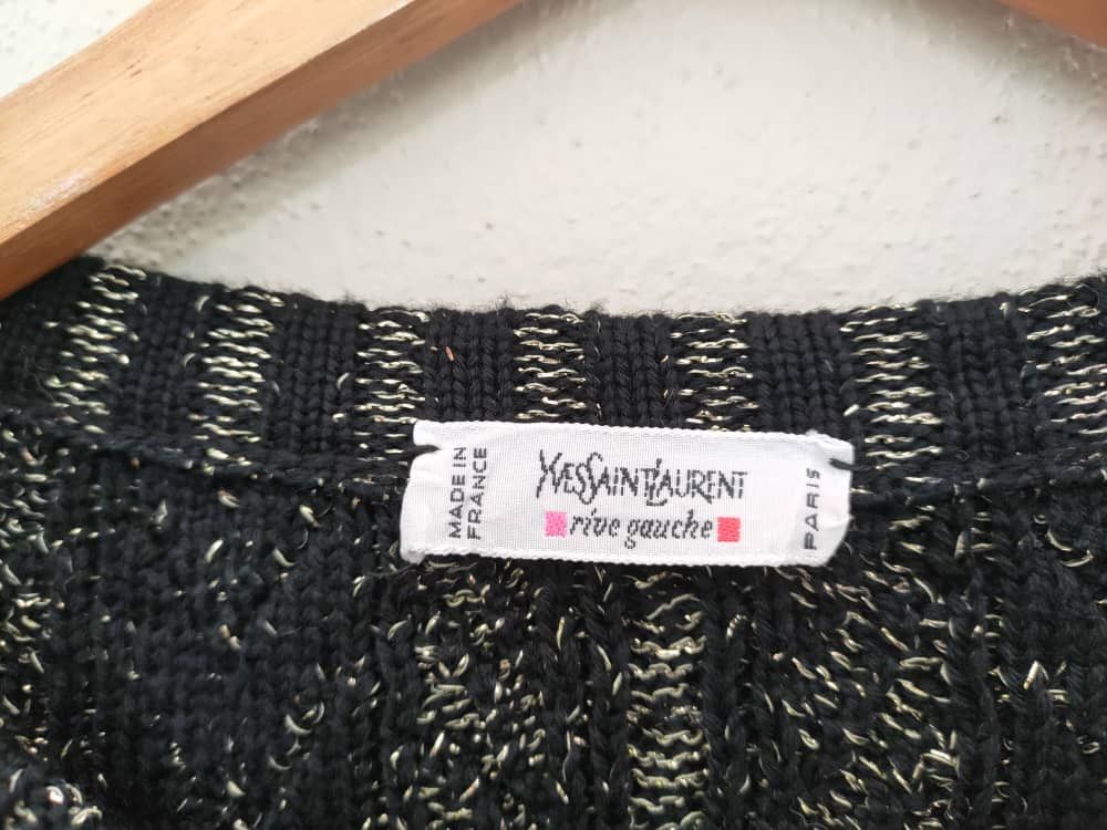 Yves Saint Laurent YSL Rive Gauche Tom Ford Lambs wool Knitwear Size XS / US 0-2 / IT 36-38 - 10 Thumbnail