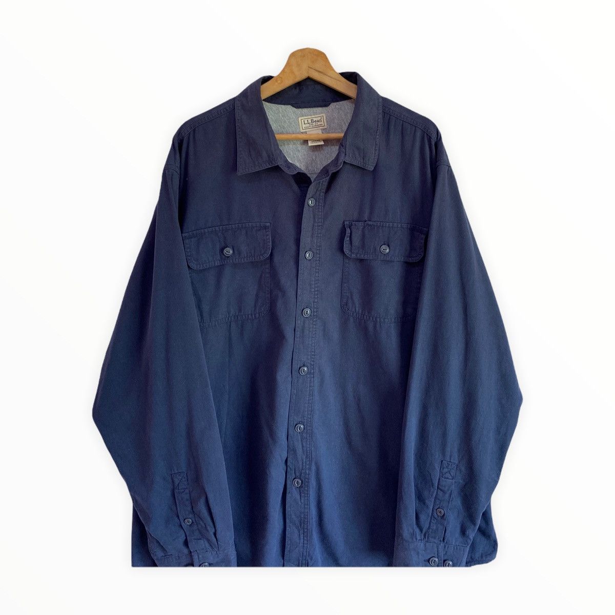 L.L. Bean VINTAGE L.L BEAN OVERSIZED CASUAL BUTTON COLLAR SHIRT Size US XL / EU 56 / 4 - 5 Thumbnail