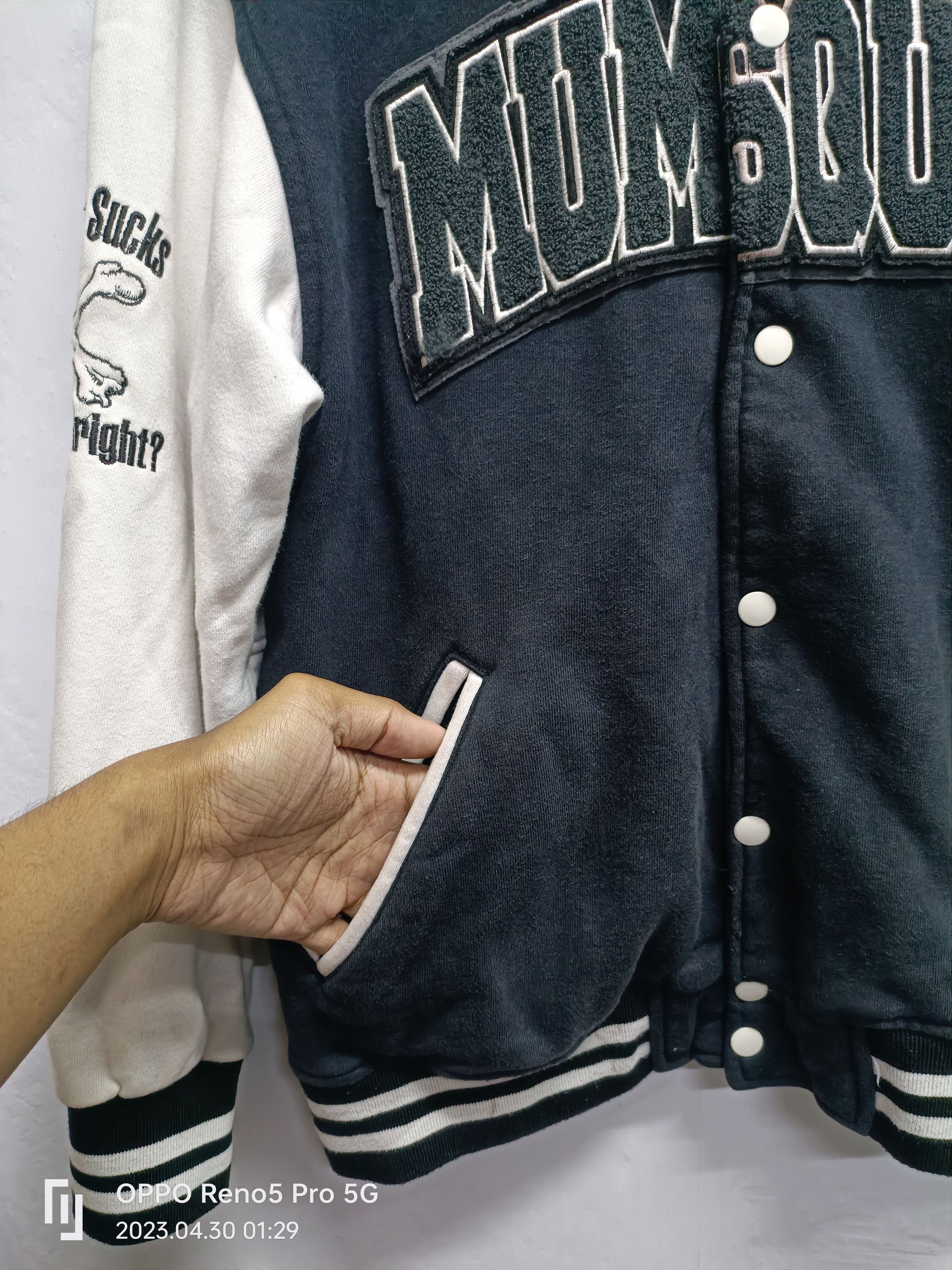 Japanese Brand × Number (N)ine Vintage invinciblearmurda/number nine varsity jacket Size US M / EU 48-50 / 2 - 5 Thumbnail