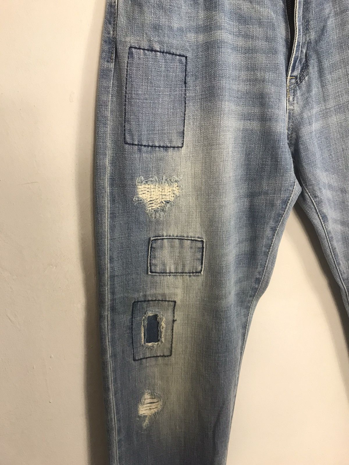 Japanese Brand × Vintage Vintage Nanea Design Patchwork Jeans Style Size 29" - 7 Thumbnail
