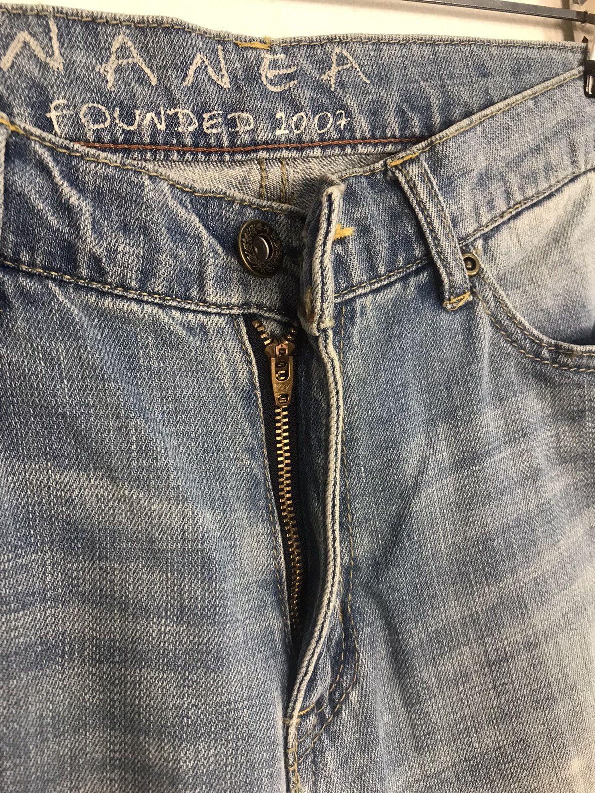 Japanese Brand × Vintage Vintage Nanea Design Patchwork Jeans Style Size 29" - 8 Thumbnail