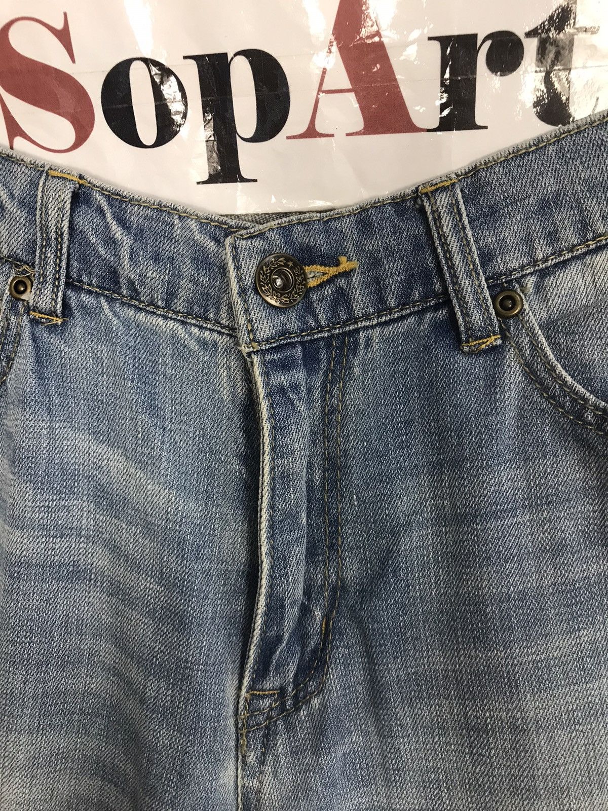 Japanese Brand × Vintage Vintage Nanea Design Patchwork Jeans Style Size 29" - 6 Thumbnail