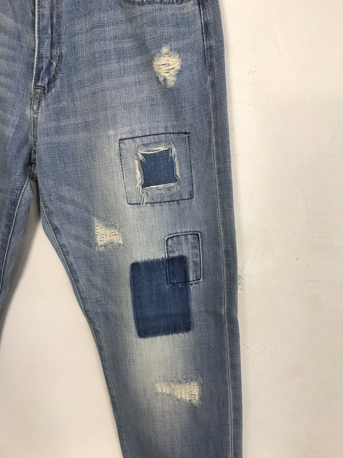 Japanese Brand × Vintage Vintage Nanea Design Patchwork Jeans Style Size 29" - 5 Thumbnail