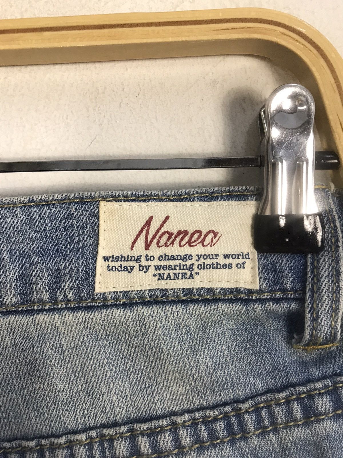 Japanese Brand × Vintage Vintage Nanea Design Patchwork Jeans Style Size 29" - 10 Thumbnail