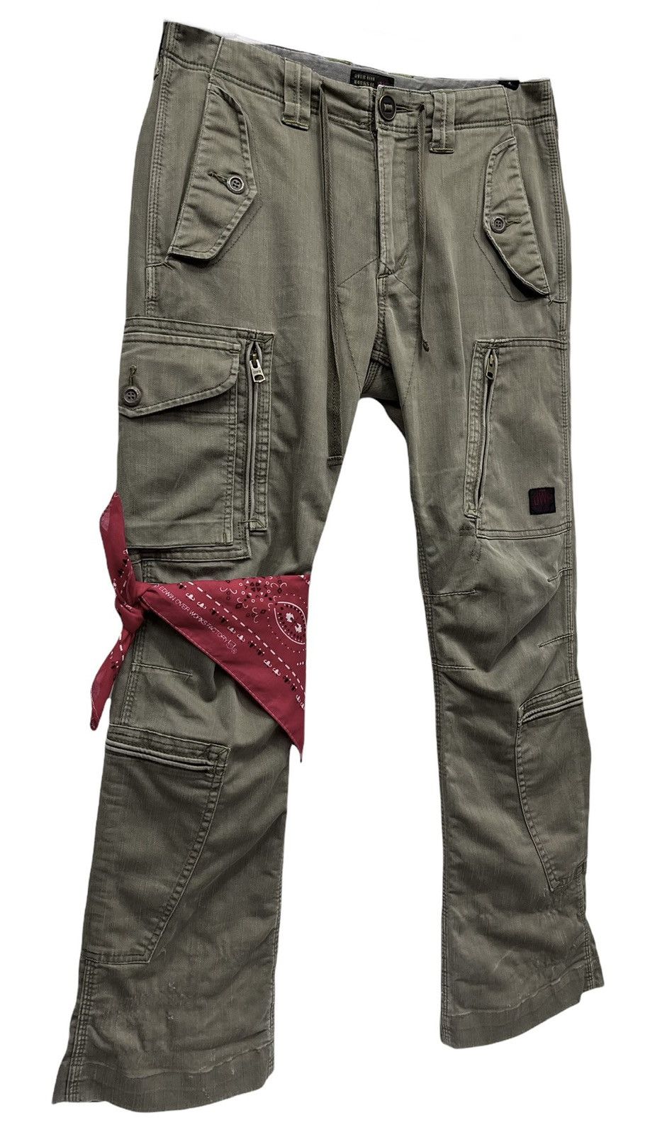Japanese Brand × Vintage DOPE🔥9 Pocket Work Factory Tactical Cargo Pants Size US 31 - 2 Thumbnail