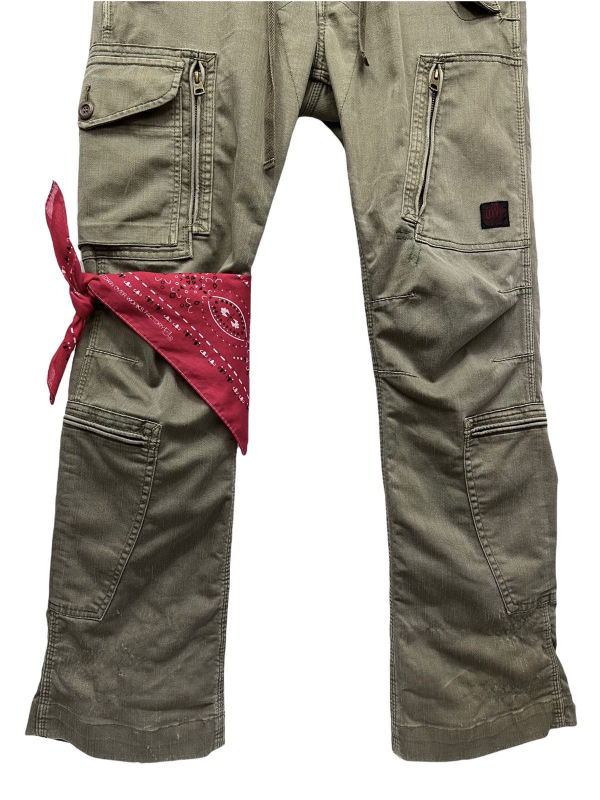 Japanese Brand × Vintage DOPE🔥9 Pocket Work Factory Tactical Cargo Pants Size US 31 - 8 Thumbnail