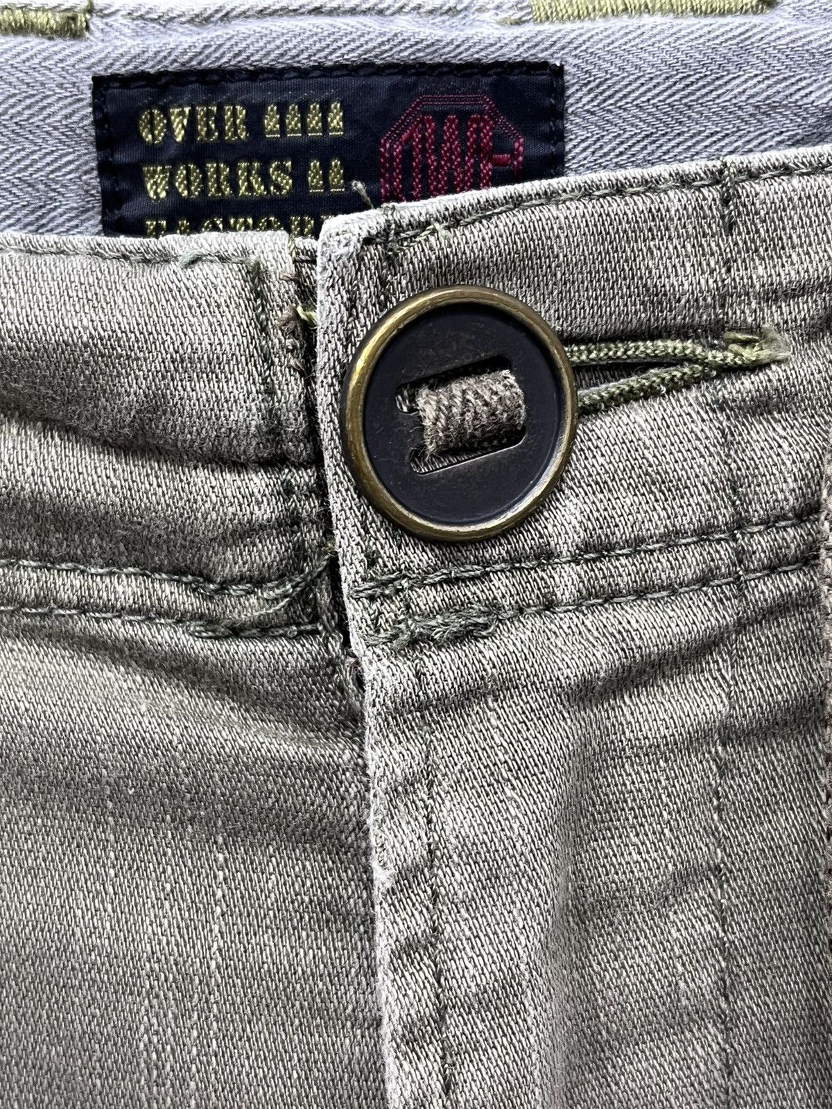 Japanese Brand × Vintage DOPE🔥9 Pocket Work Factory Tactical Cargo Pants Size US 31 - 22 Thumbnail