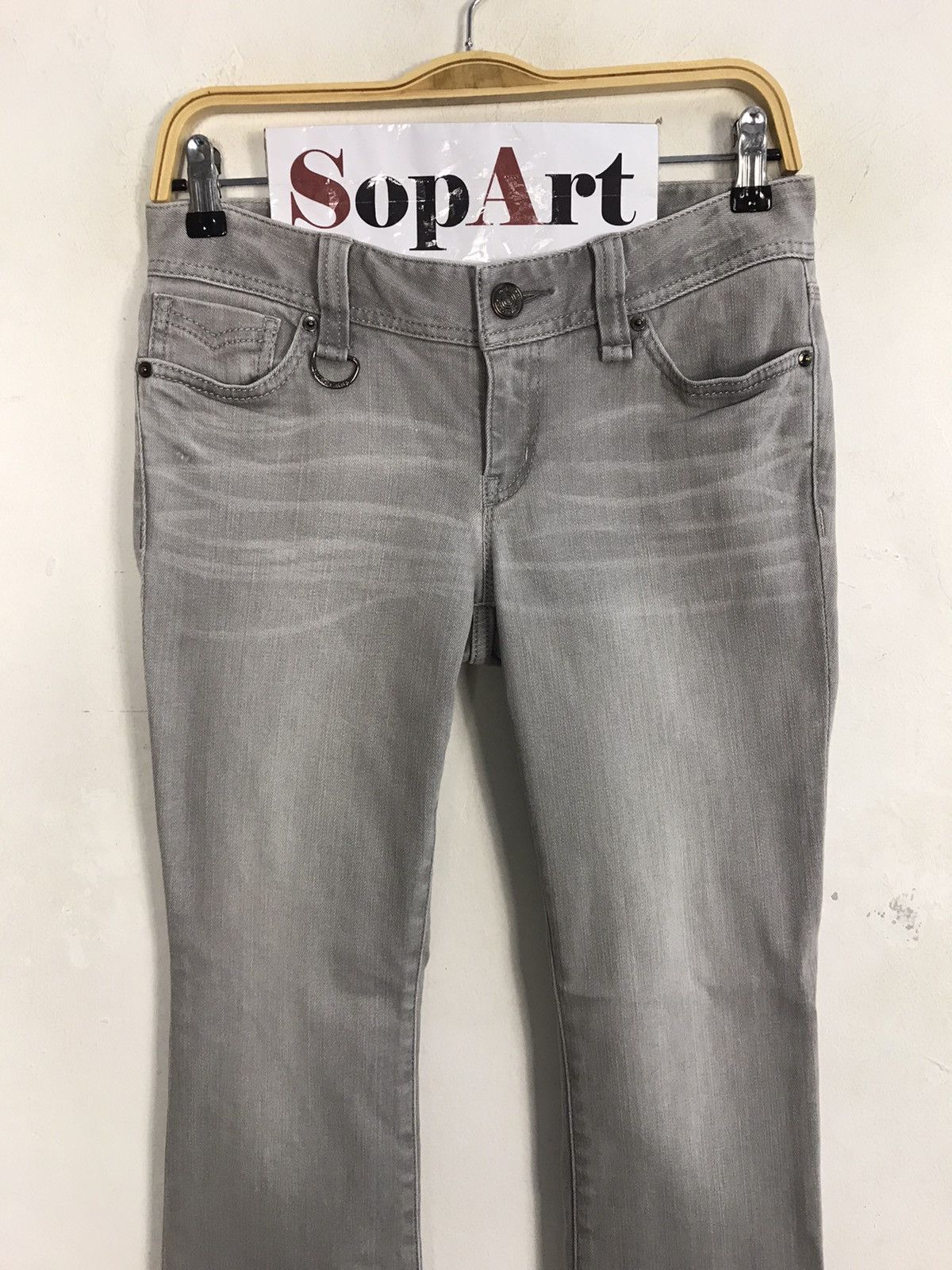 Burberry Burberry London Grey Colour Design Boocut Jeans Size 30" / US 8 / IT 44 - 3 Thumbnail