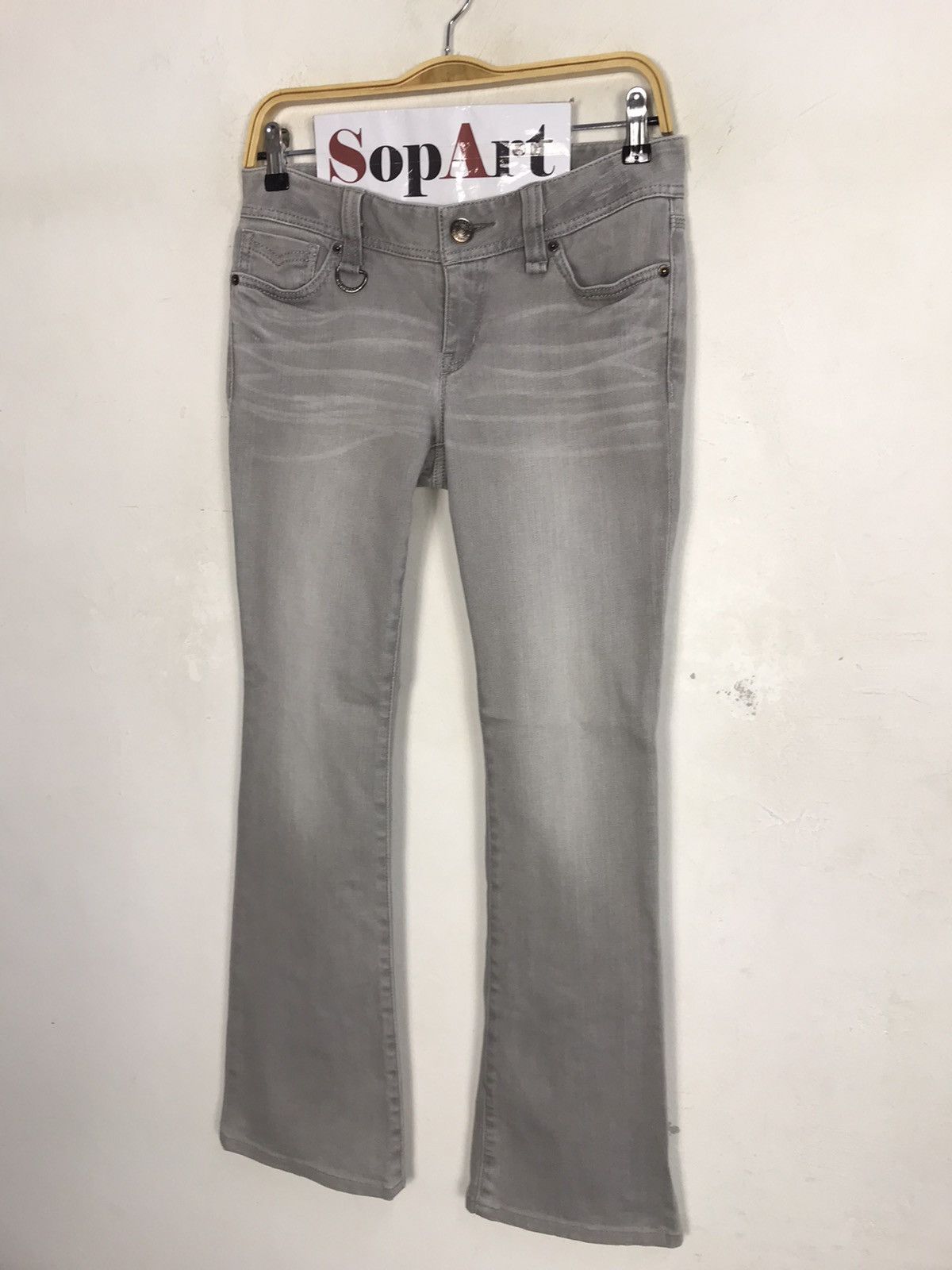 Burberry Burberry London Grey Colour Design Boocut Jeans Size 30" / US 8 / IT 44 - 4 Thumbnail