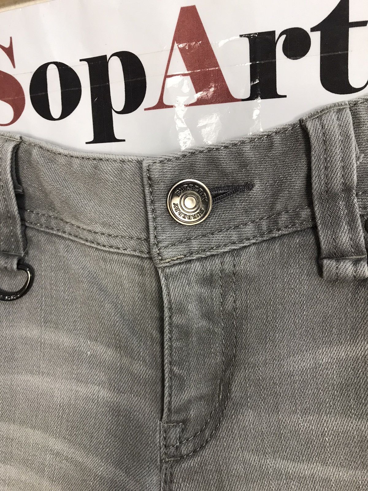 Burberry Burberry London Grey Colour Design Boocut Jeans Size 30" / US 8 / IT 44 - 7 Thumbnail