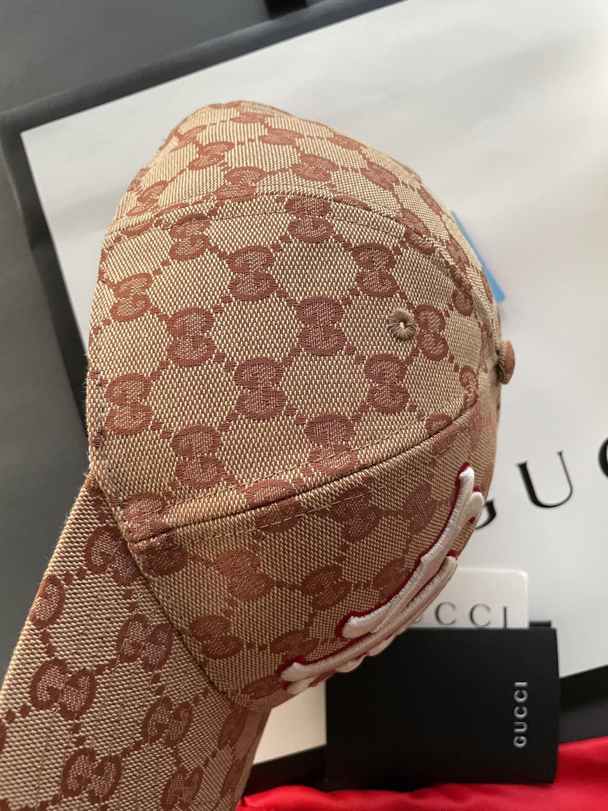 Gucci × MLB Super Runway Limited Edition Gucci x LA Dodgers GG Logo Hat Size ONE SIZE - 5 Thumbnail