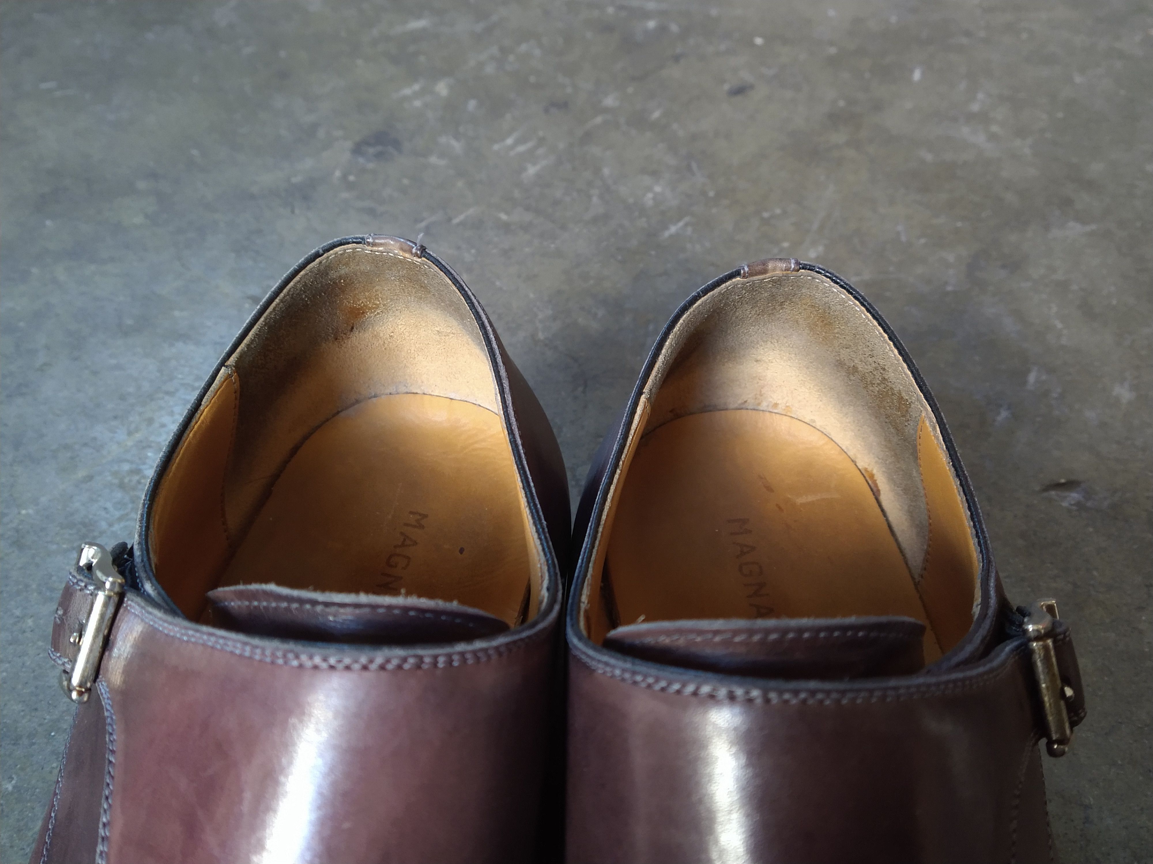 Magnanni Magnanni Double Monk Strap Dress Shoes 11.5 Brown Leather Size US 11.5 / EU 44-45 - 6 Thumbnail