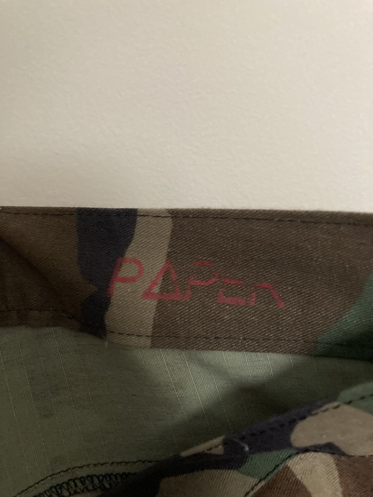 20471120 20471120 "Paper" Reconstructed Camo Pants Size US 28 / EU 44 - 11 Thumbnail