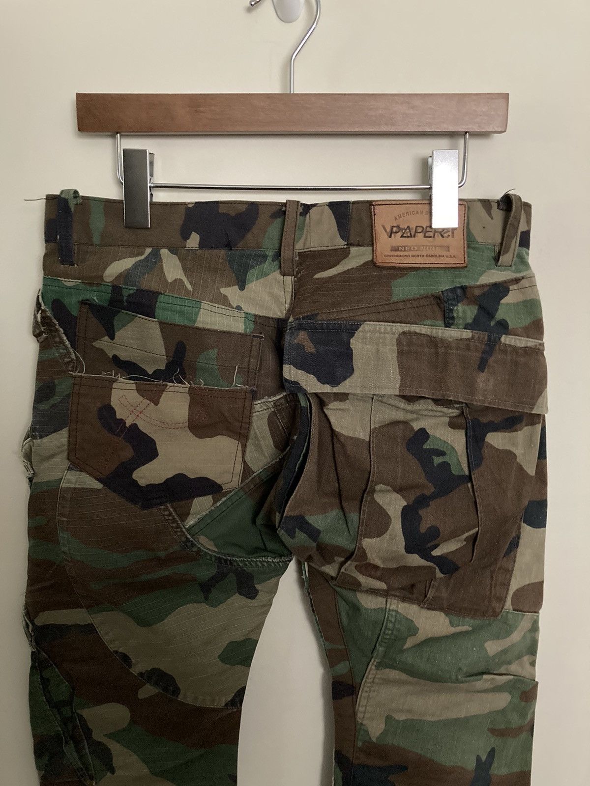 20471120 20471120 "Paper" Reconstructed Camo Pants Size US 28 / EU 44 - 7 Thumbnail