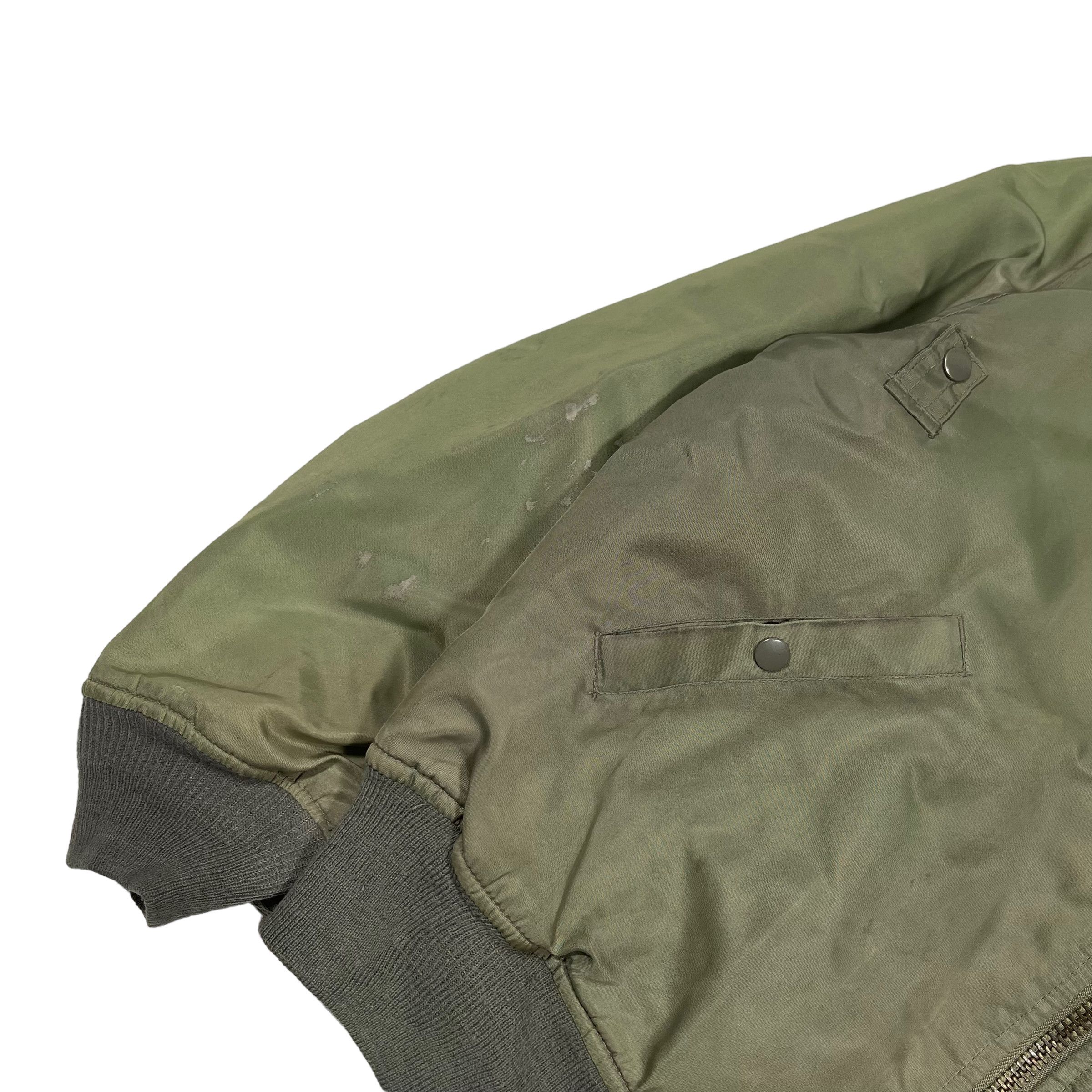 Other 1980s MA1 Sun Faded World War Air Force Bomber Jacket Size US L / EU 52-54 / 3 - 3 Thumbnail