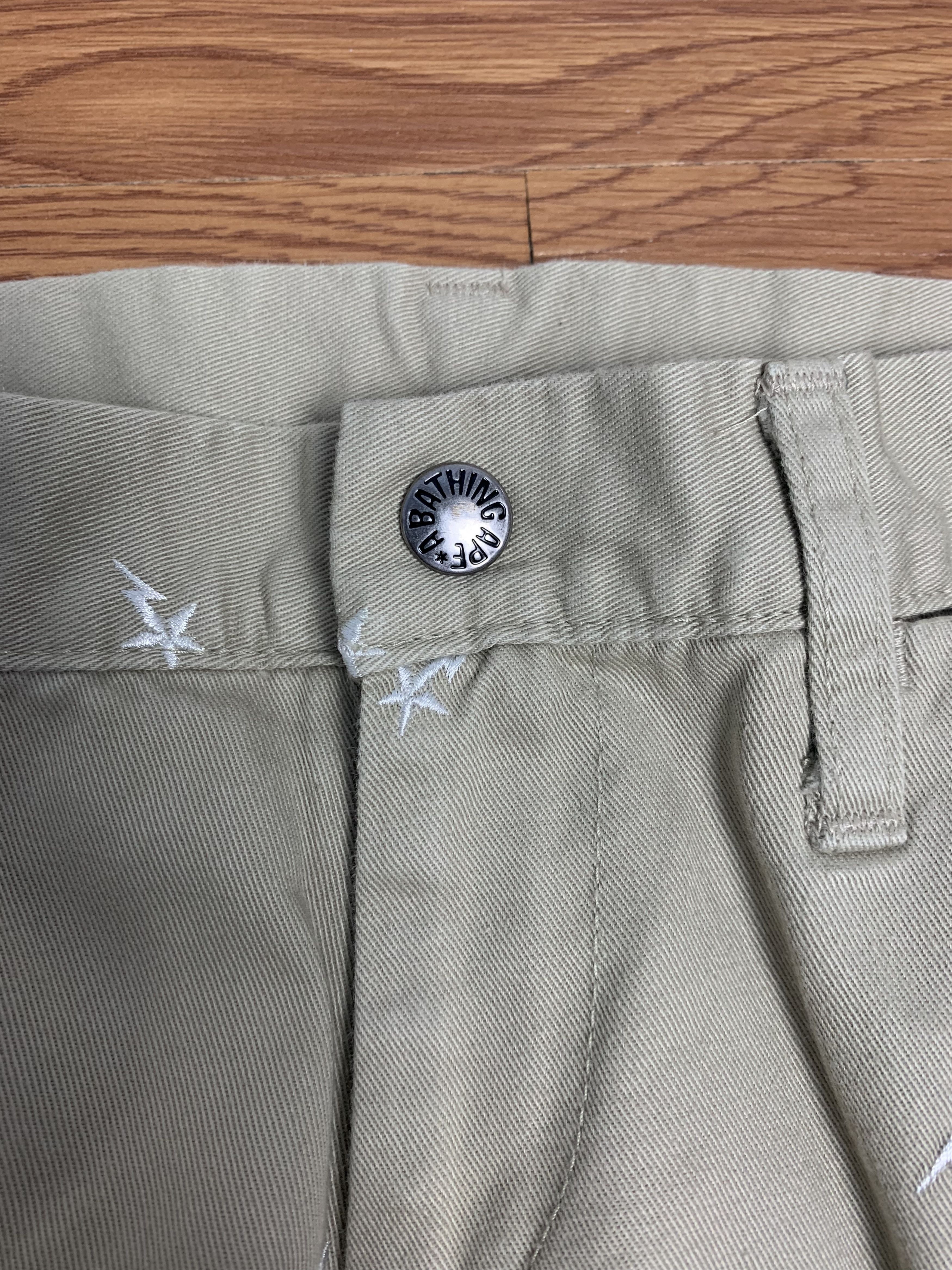 Bape Bapesta Logo Embroid Chino Pants Size US 30 / EU 46 - 10 Thumbnail