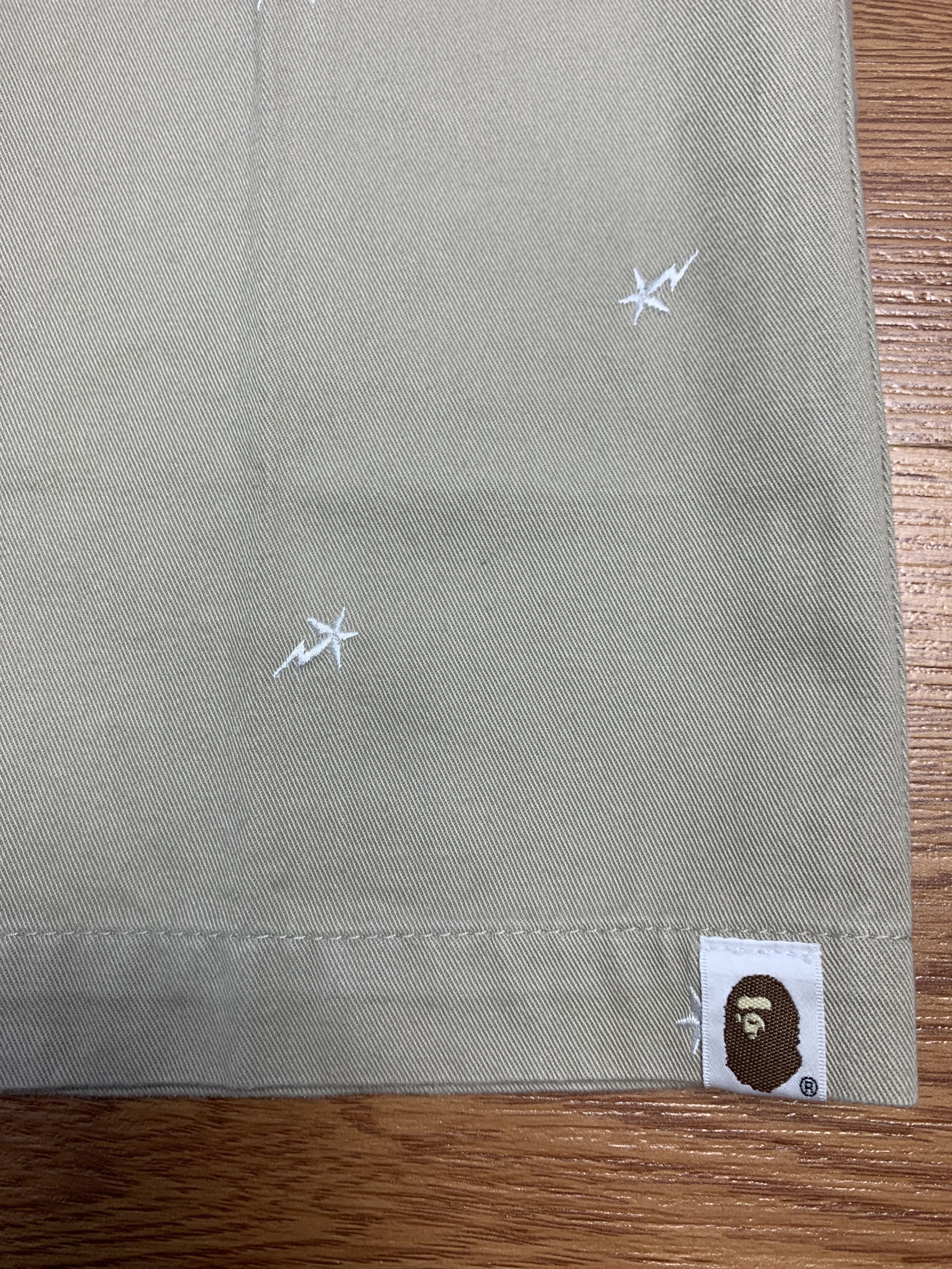 Bape Bapesta Logo Embroid Chino Pants Size US 30 / EU 46 - 15 Thumbnail