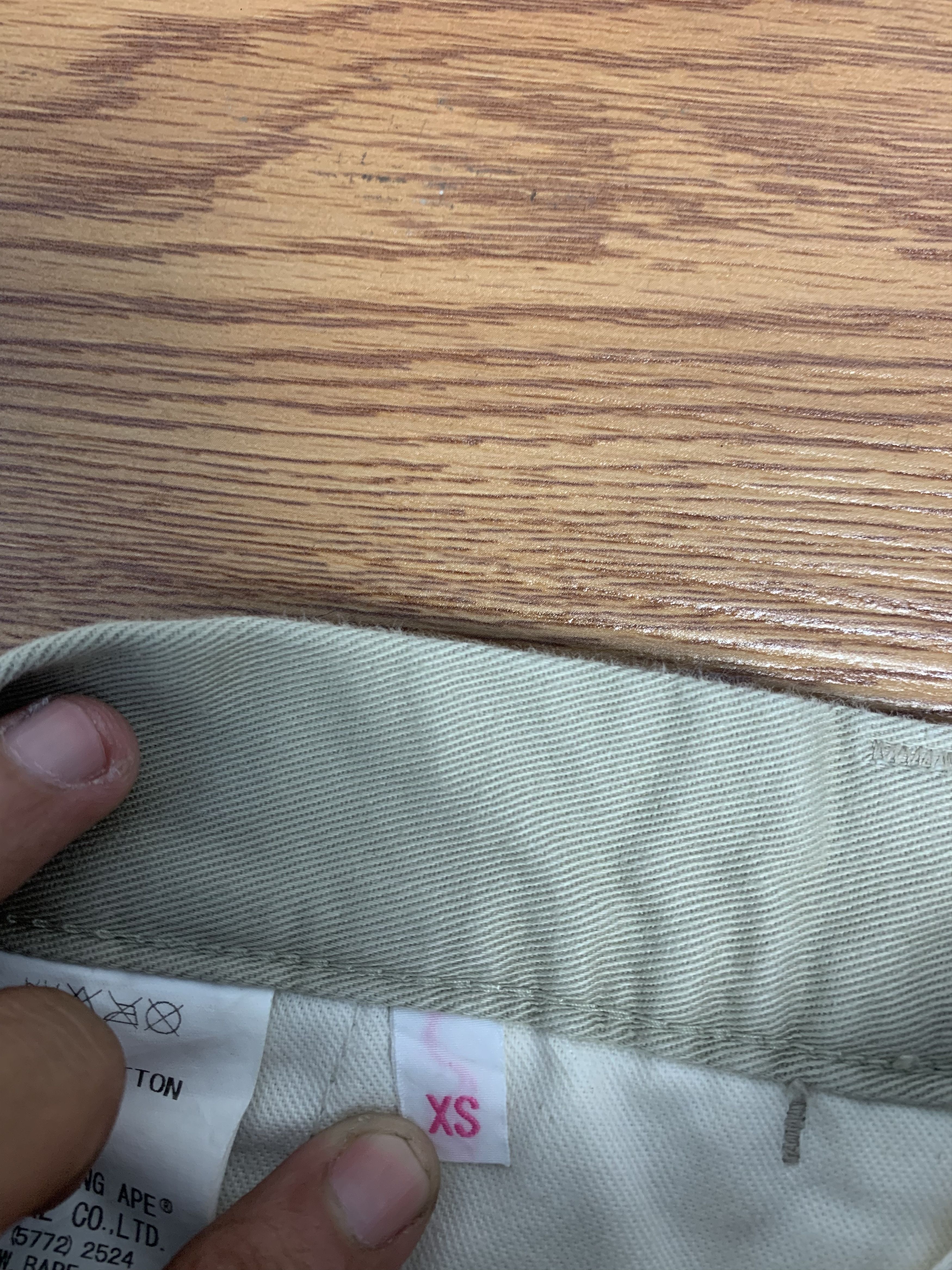 Bape Bapesta Logo Embroid Chino Pants Size US 30 / EU 46 - 14 Thumbnail
