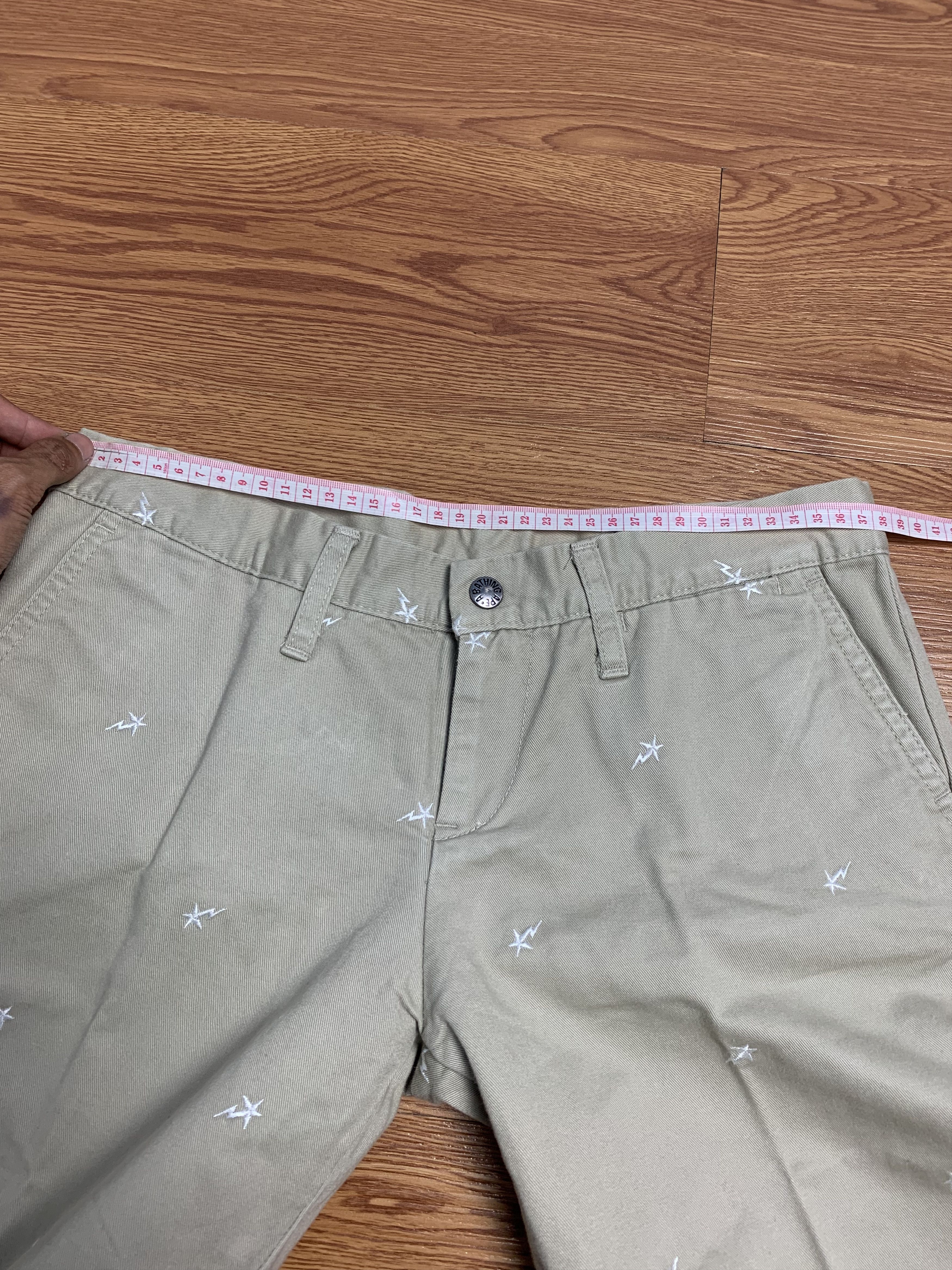 Bape Bapesta Logo Embroid Chino Pants Size US 30 / EU 46 - 16 Thumbnail