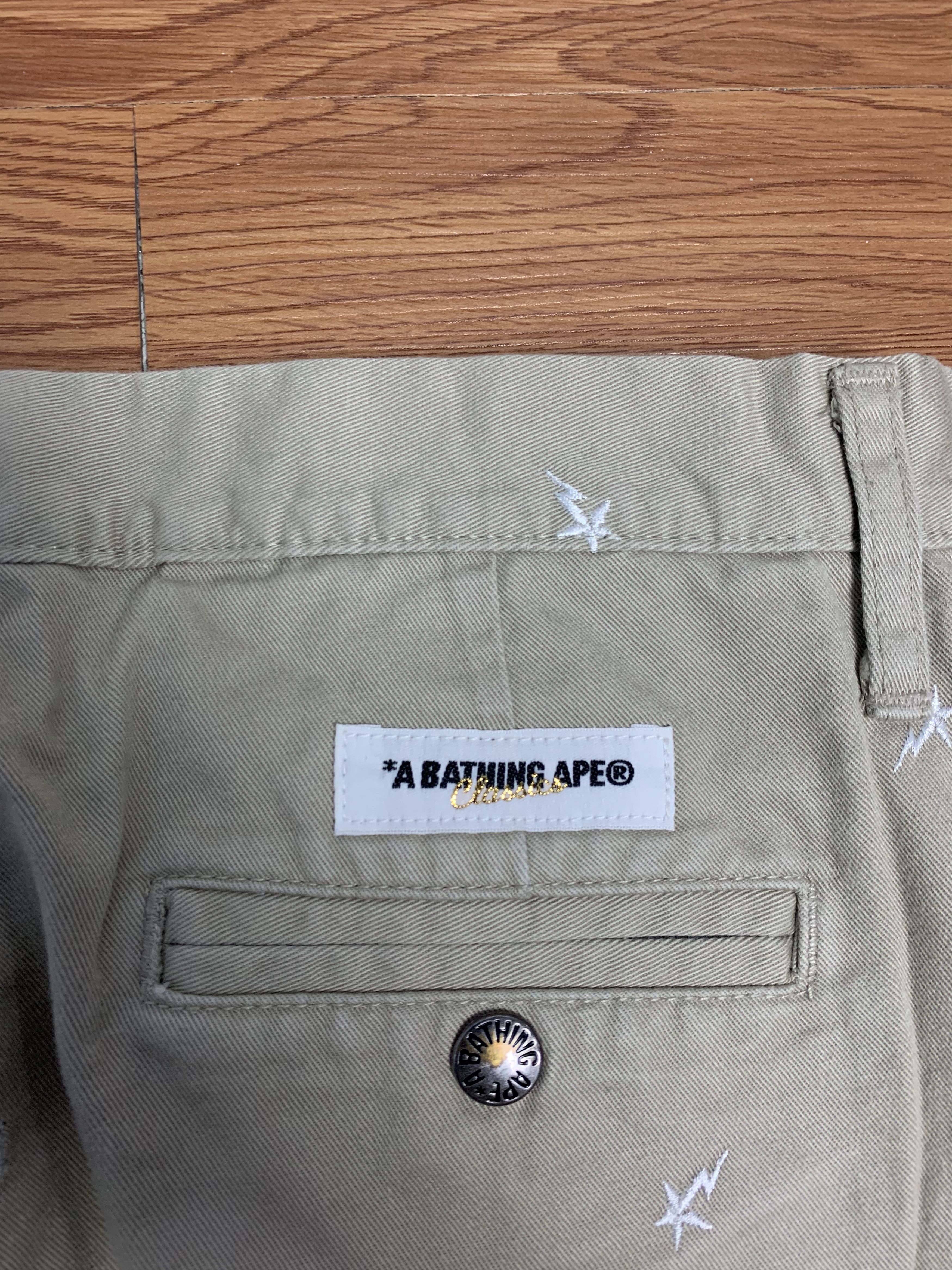 Bape Bapesta Logo Embroid Chino Pants Size US 30 / EU 46 - 11 Thumbnail