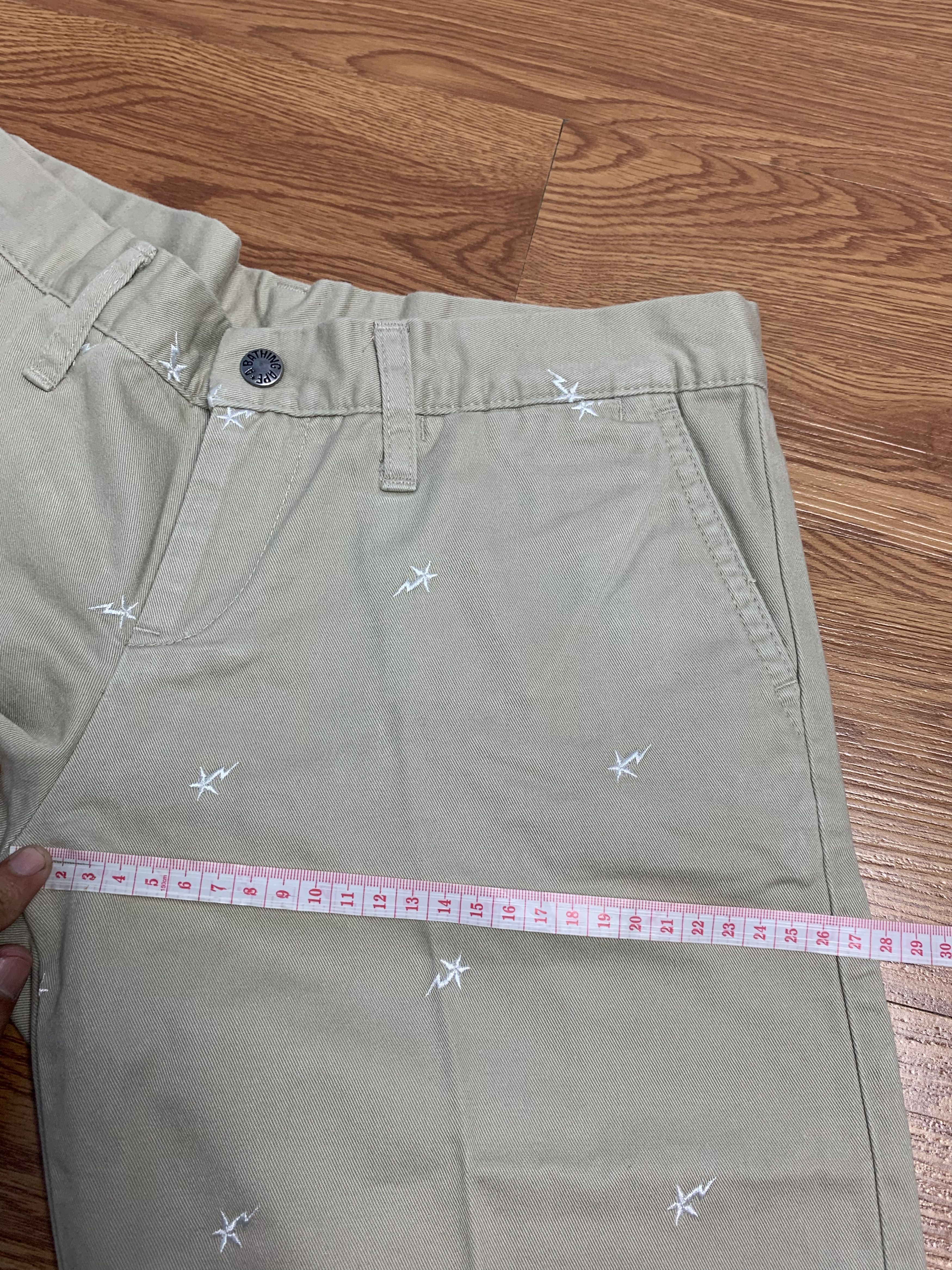 Bape Bapesta Logo Embroid Chino Pants Size US 30 / EU 46 - 20 Thumbnail