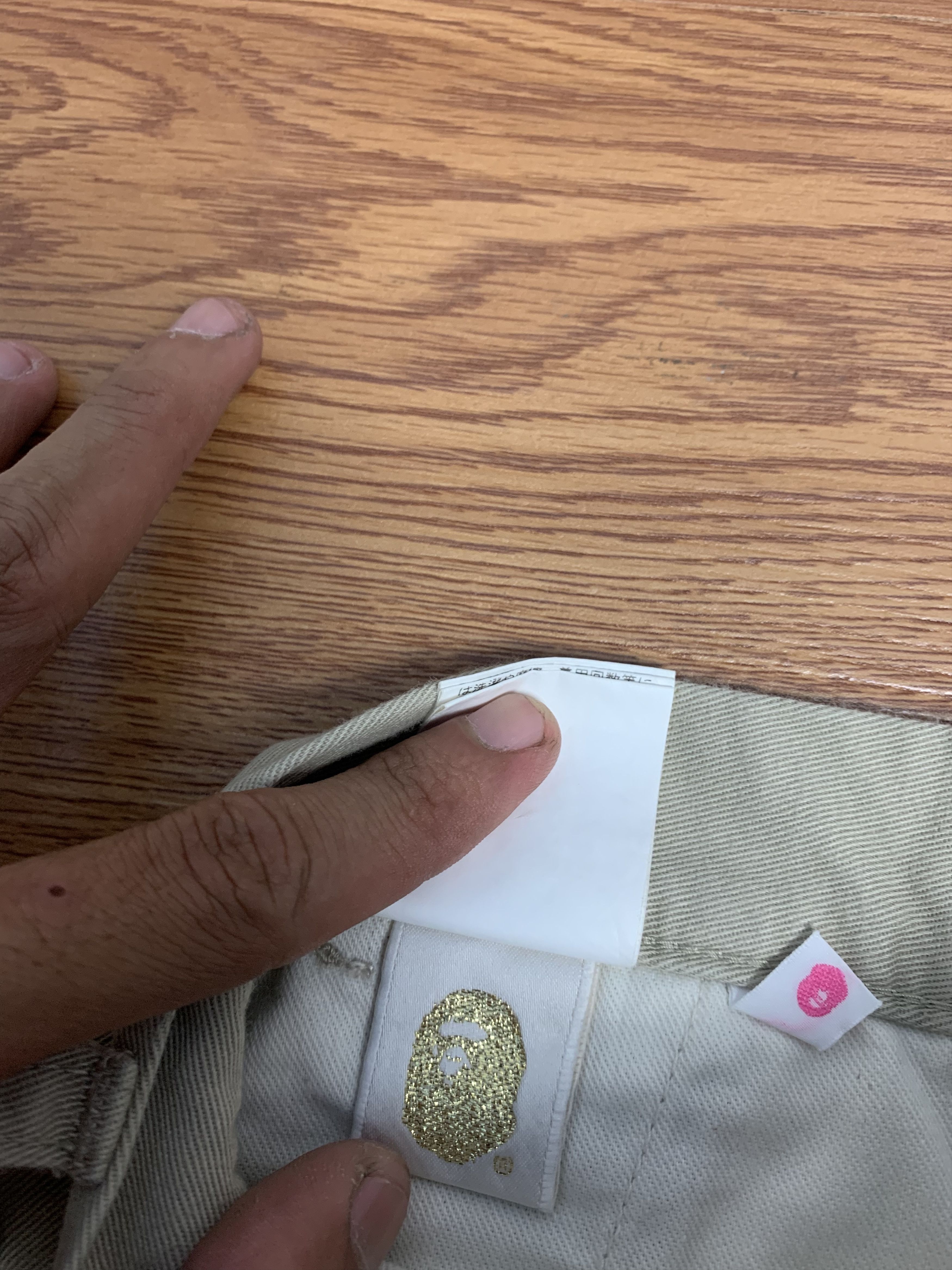 Bape Bapesta Logo Embroid Chino Pants Size US 30 / EU 46 - 13 Thumbnail